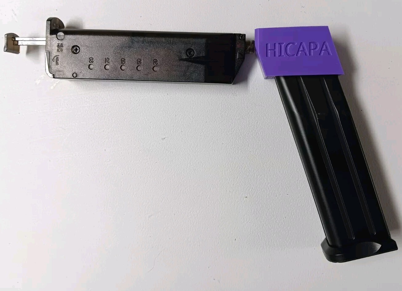 Airsoft Hi Capa GBB Pistol Speedloader Adapter Magazine Loader Purple
