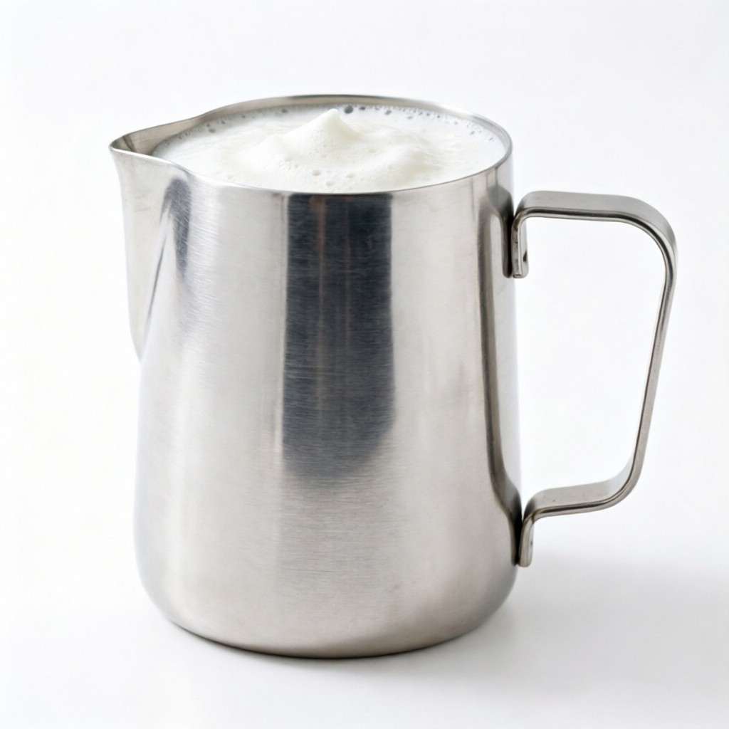 Stainless Steel Milk Frothing Pitcher with Inner Measurement Scale