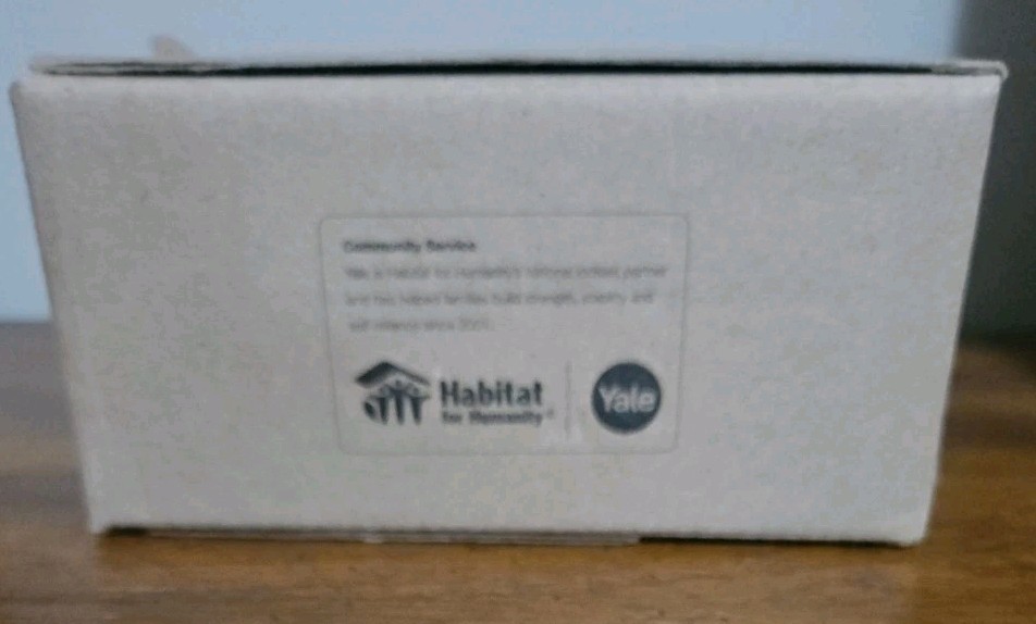 Yale YR771 VI BSP Flat Lever Entry Door Handle Set BLACK New Traditions Key 7836