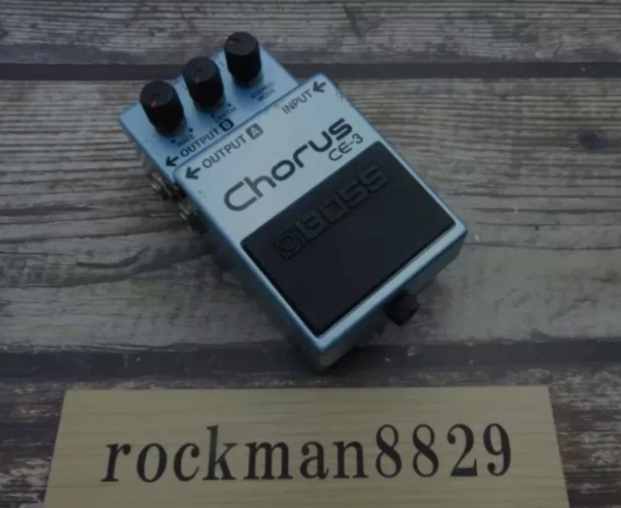 BOSS CE-3 Chorus Guitar Effect Pedal used From Japan