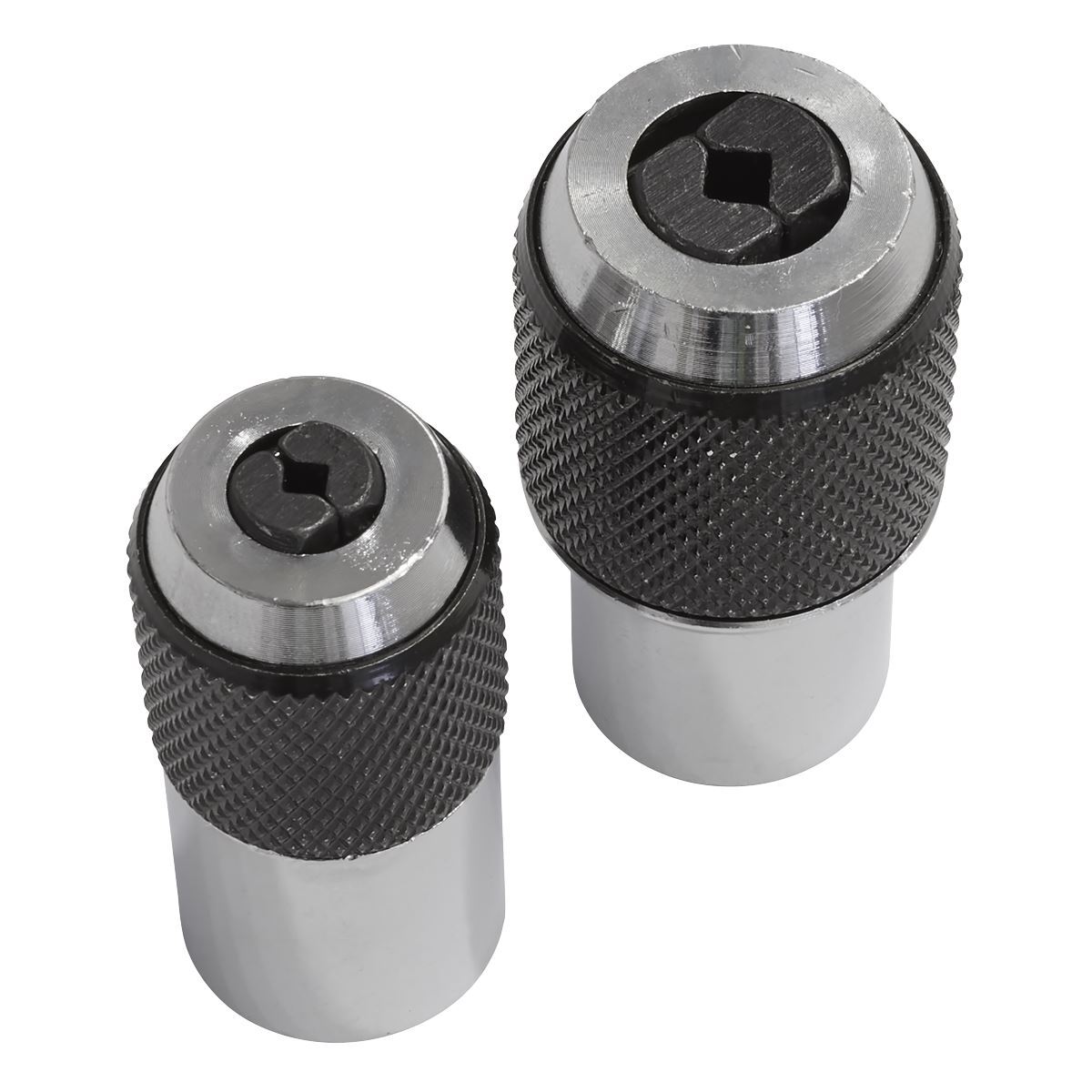 Sealey Adjustable Tap Socket Set Tapping Reaming 3/8" Drive Tight Spaces 2pc