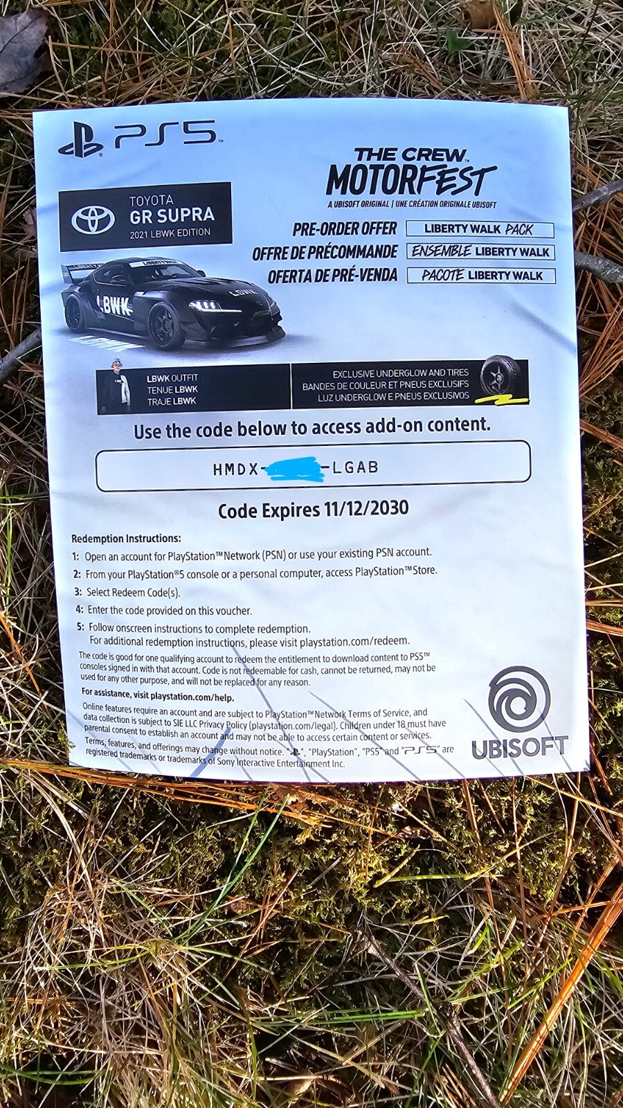 The Crew Motorfest Preorder Bonus PS5
