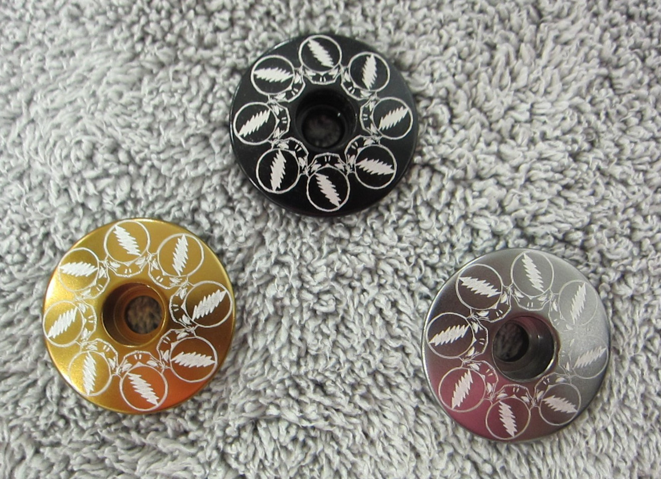 Fast Freddy Custom Headset Top Cap 1-1/8" - Steal Your Face - Each