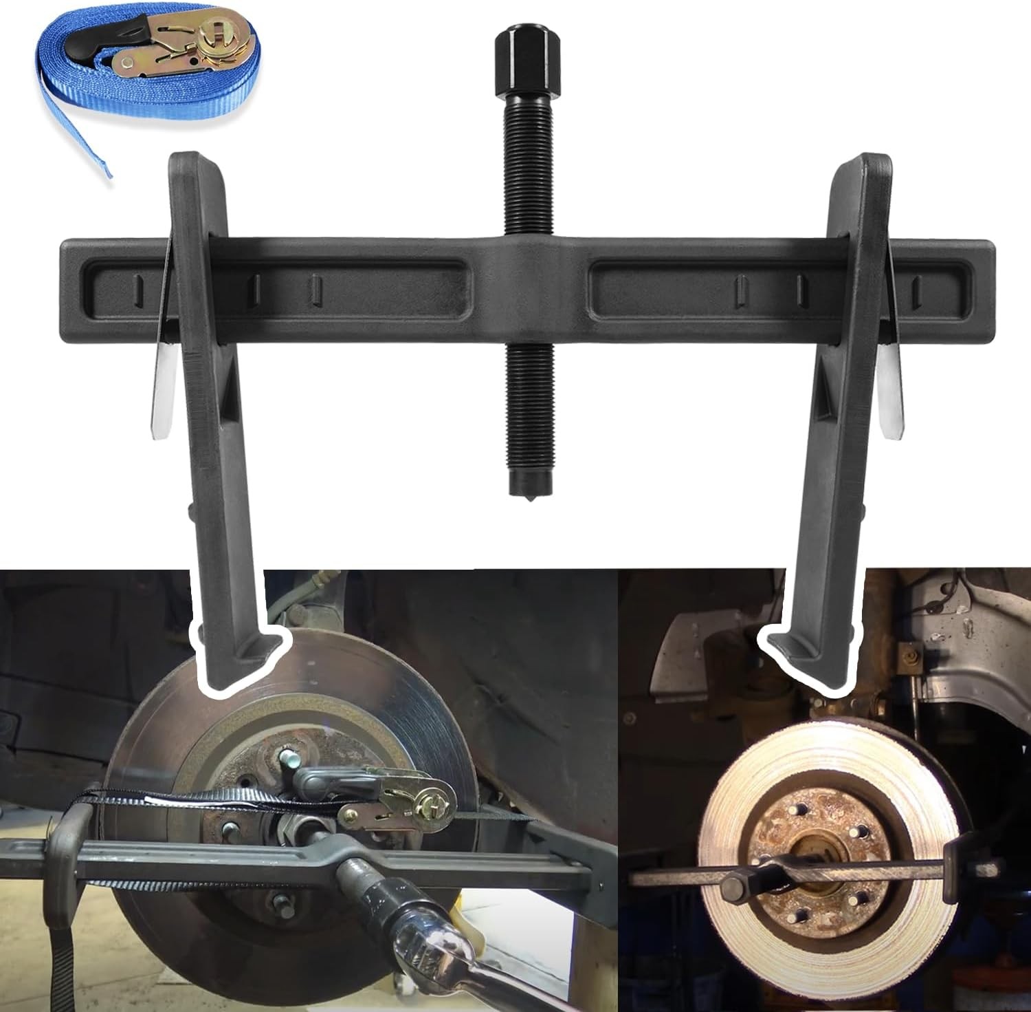 6980 Brake Drum and Rotor Hub Puller Kit for Removing Brake Drums, Rotors