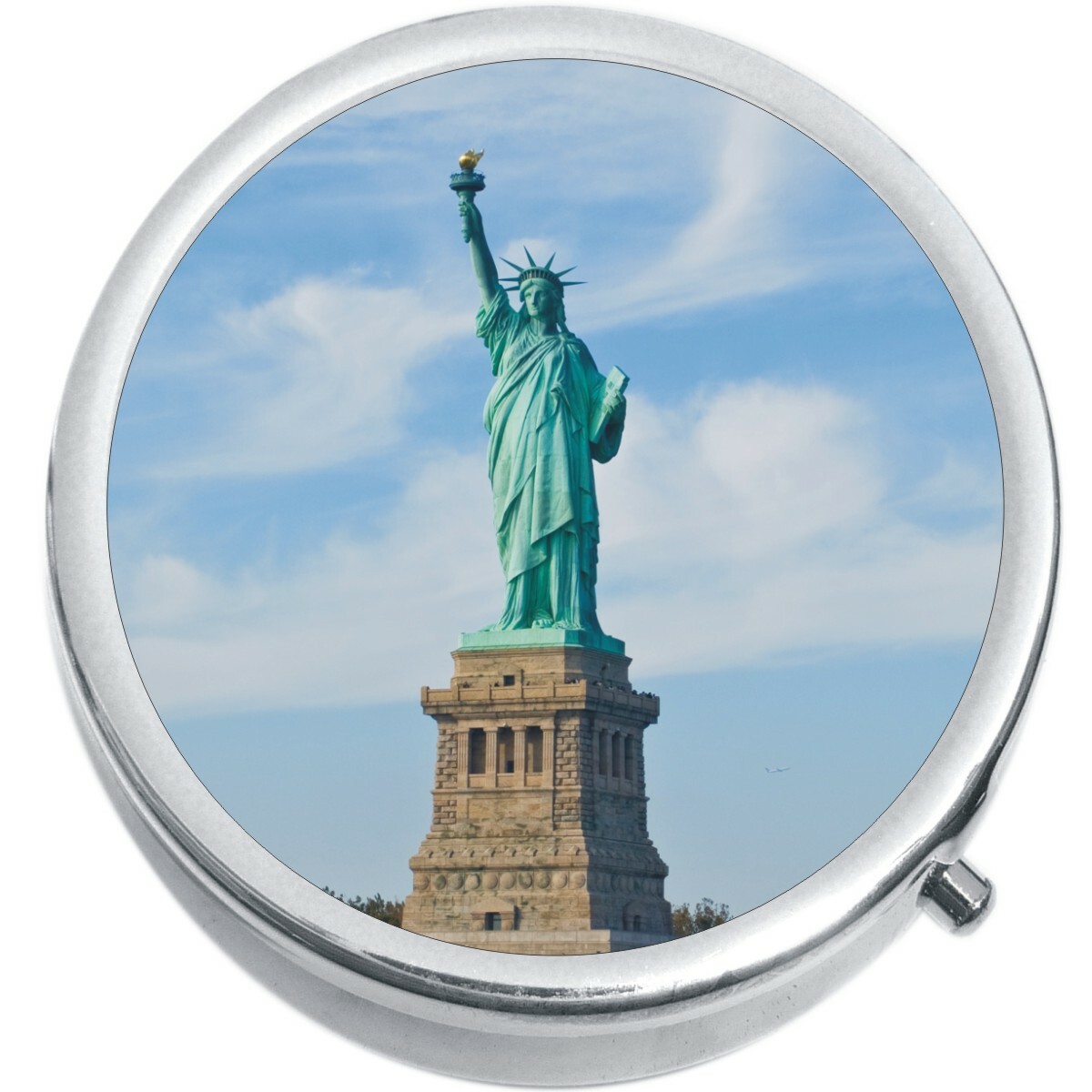 Statue Of Liberty Medicine Vitamin Pill Box