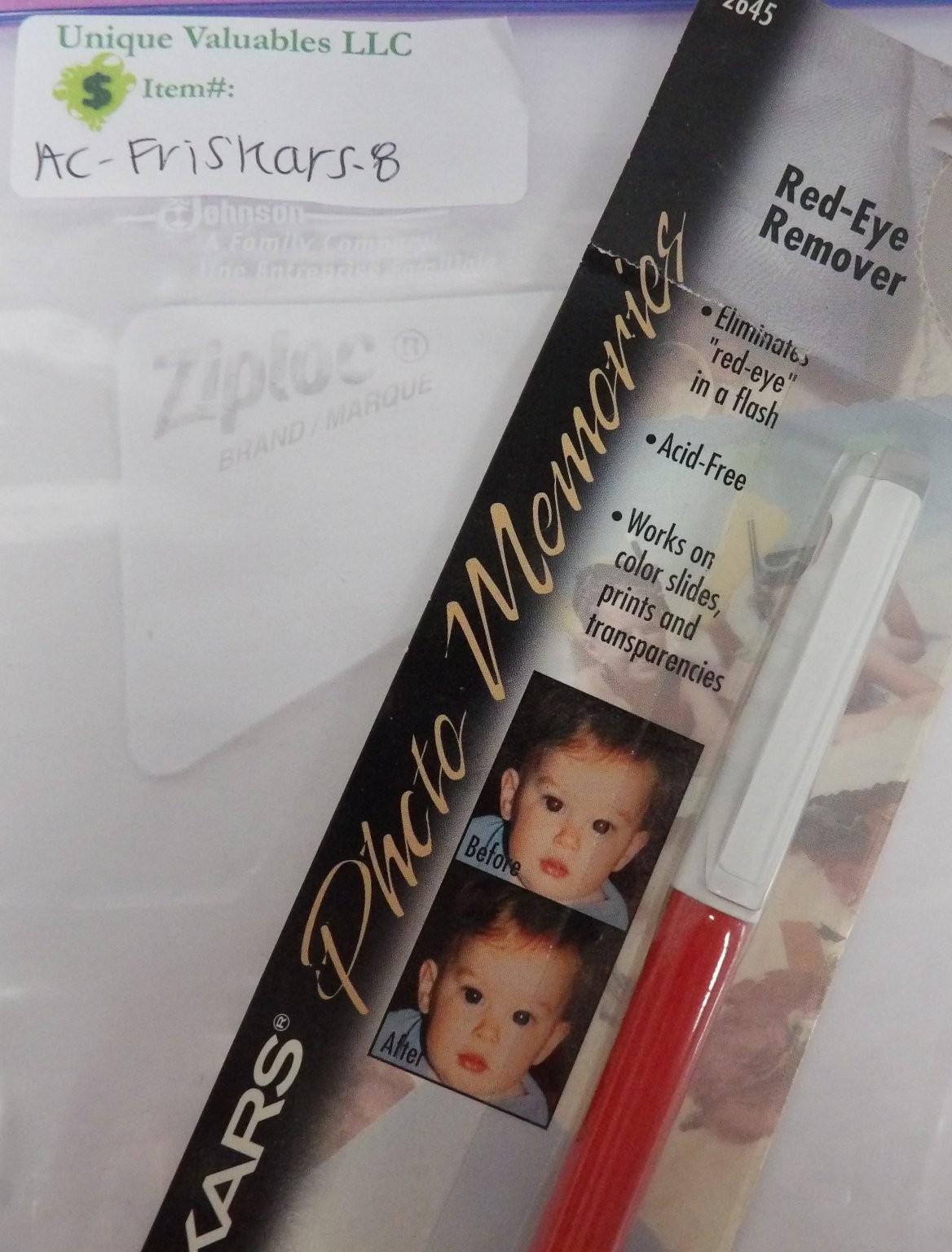 FISKARS Photo Memories Red-Eye Remover Acid-Free for Slides Prints