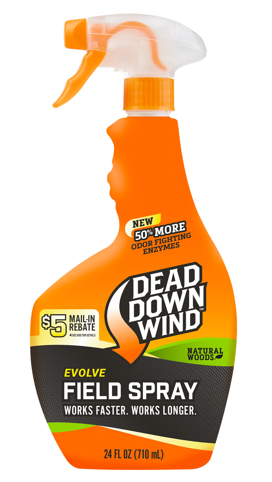 Dead Down Wind 1392418 Evolve Field Spray Cover Scent Natural Woods 24 oz