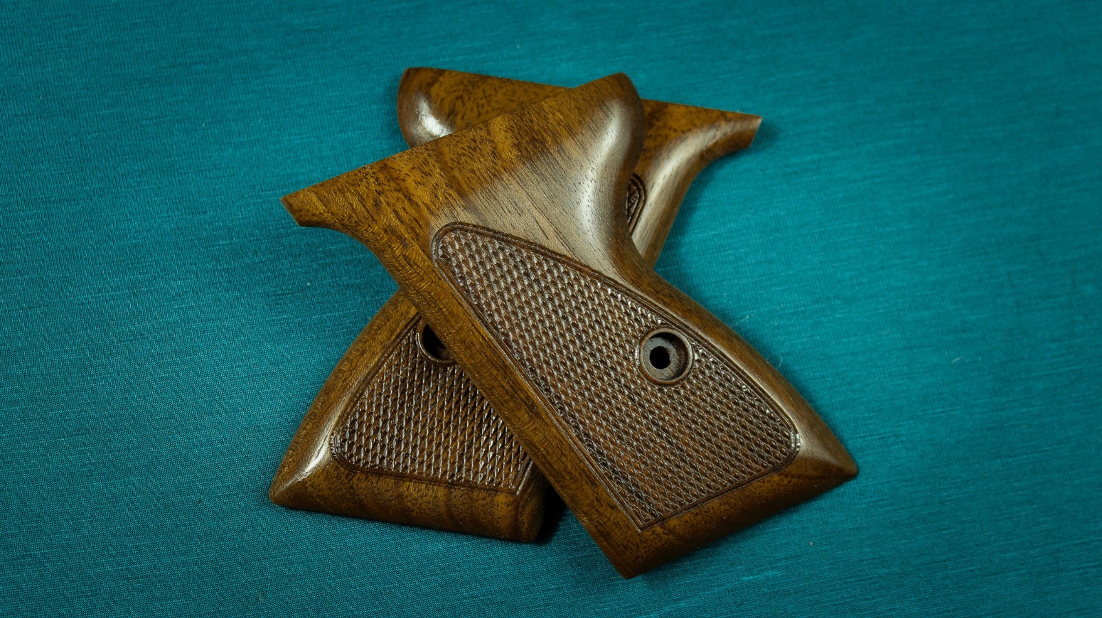 Grips for Mauser HSC - Walnut wood - Fully handmade - Authentic