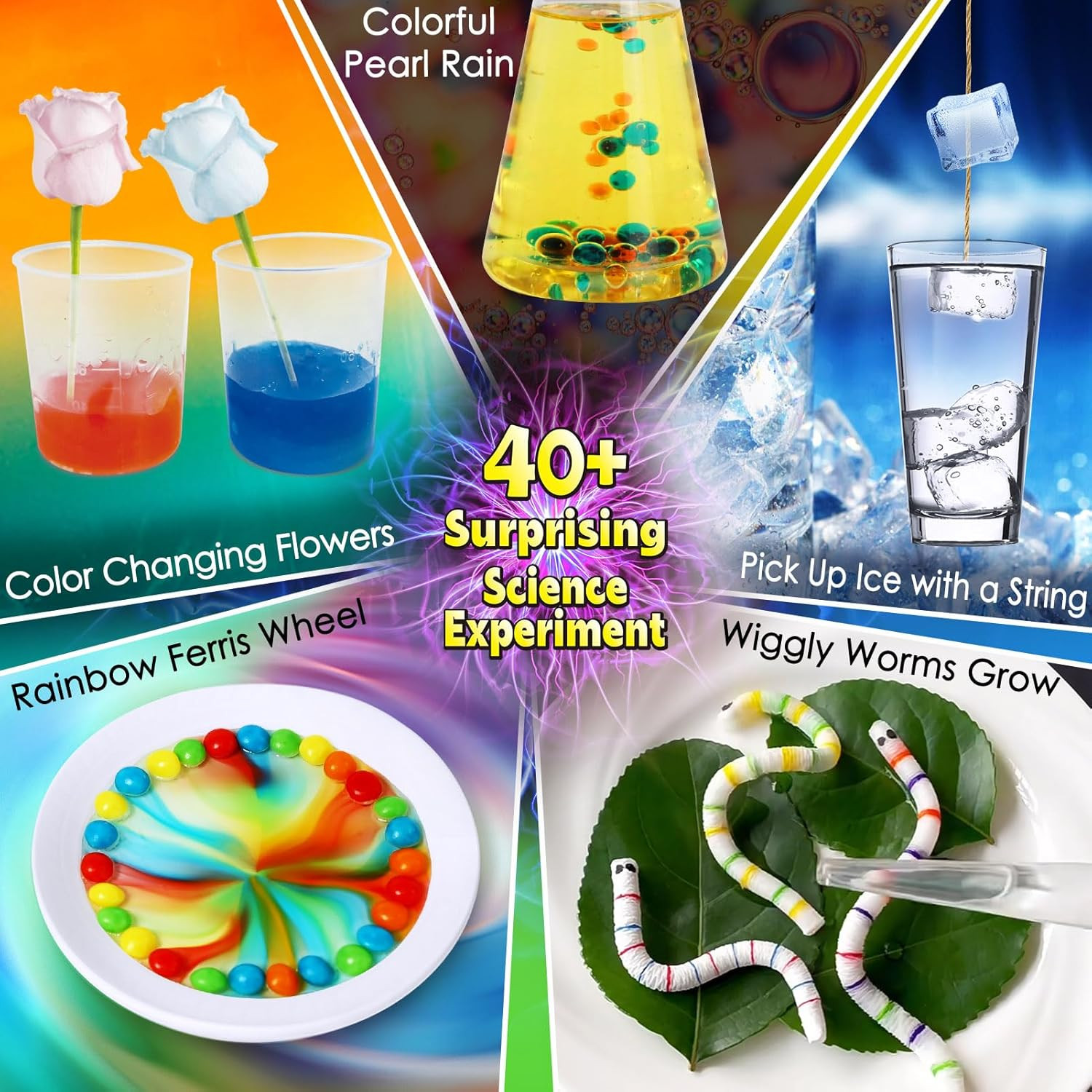 40+ Experiments Science Kit for Kids - Chemistry Set, Educational Toy Gift Id...