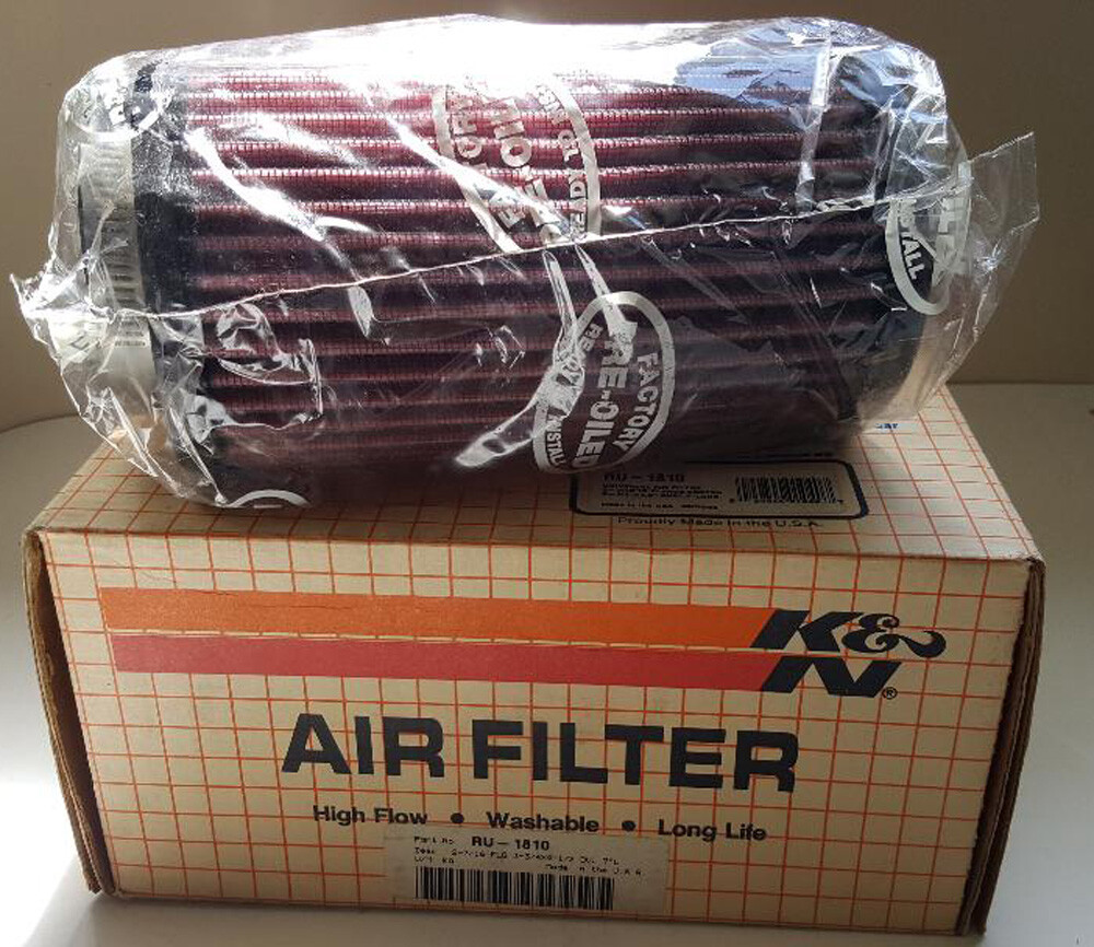 K&N Universal Performance Air Filter RU-1810 L-7" ID-2.438" OD-4.5"