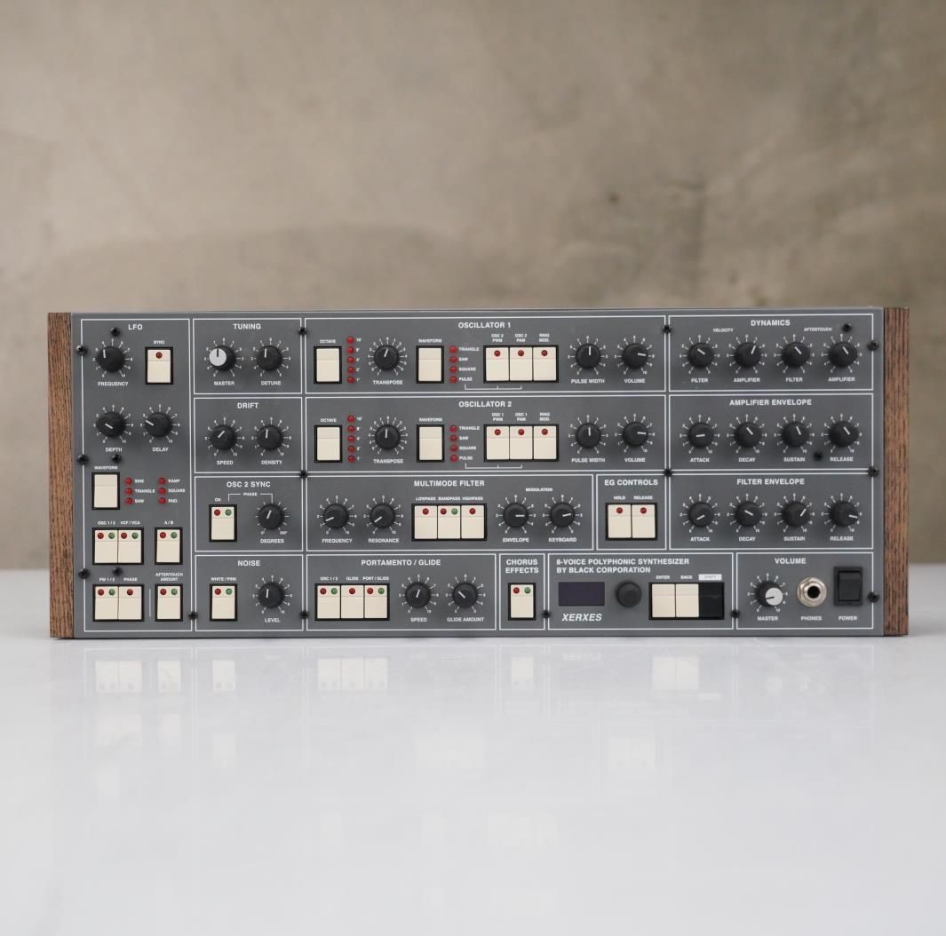 Black Corporation Xerxes 8 Voice Polyphonic Analog Synthesizer #58706