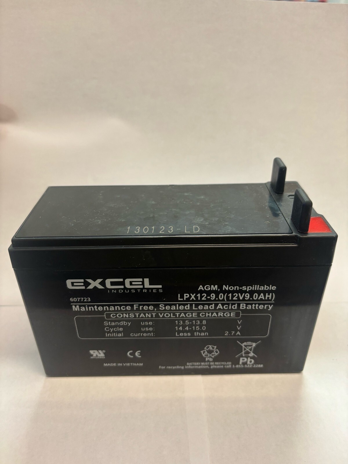 NEW OEM GENUINE HUSTLER BATTERY 607723. FITS DASH XD, RAPTOR X, RAPTOR XD, XDX