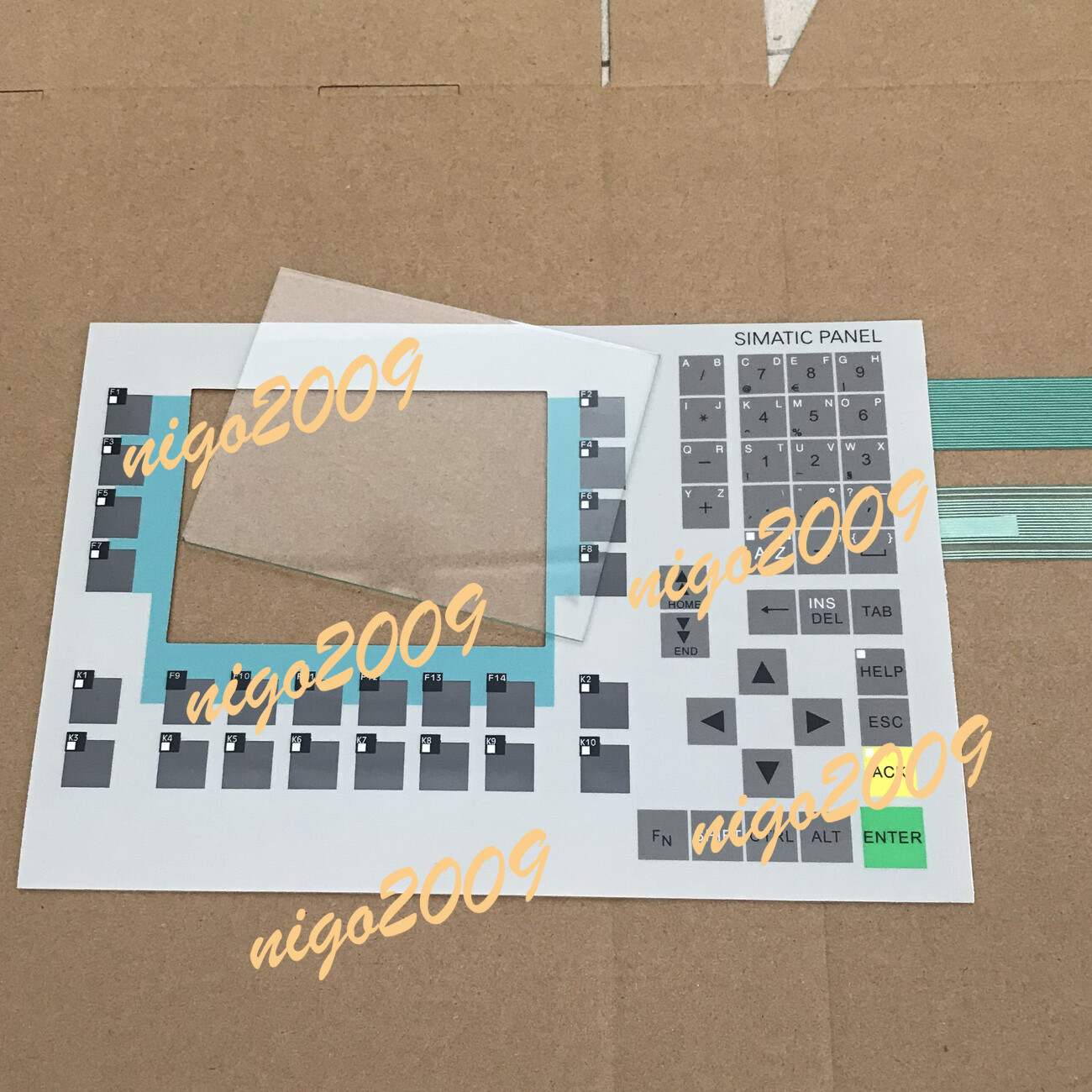 1X Fit for  Membrane PlasticCover LCD Display OP270 KEY-6 6AV6542-0CA10-0AX0