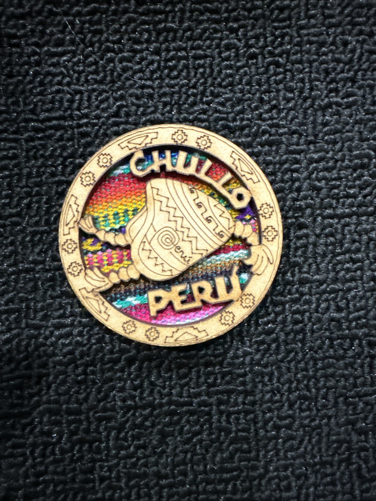 Peru Peruvian Map Fridge Magnet Colorful souvenir travel