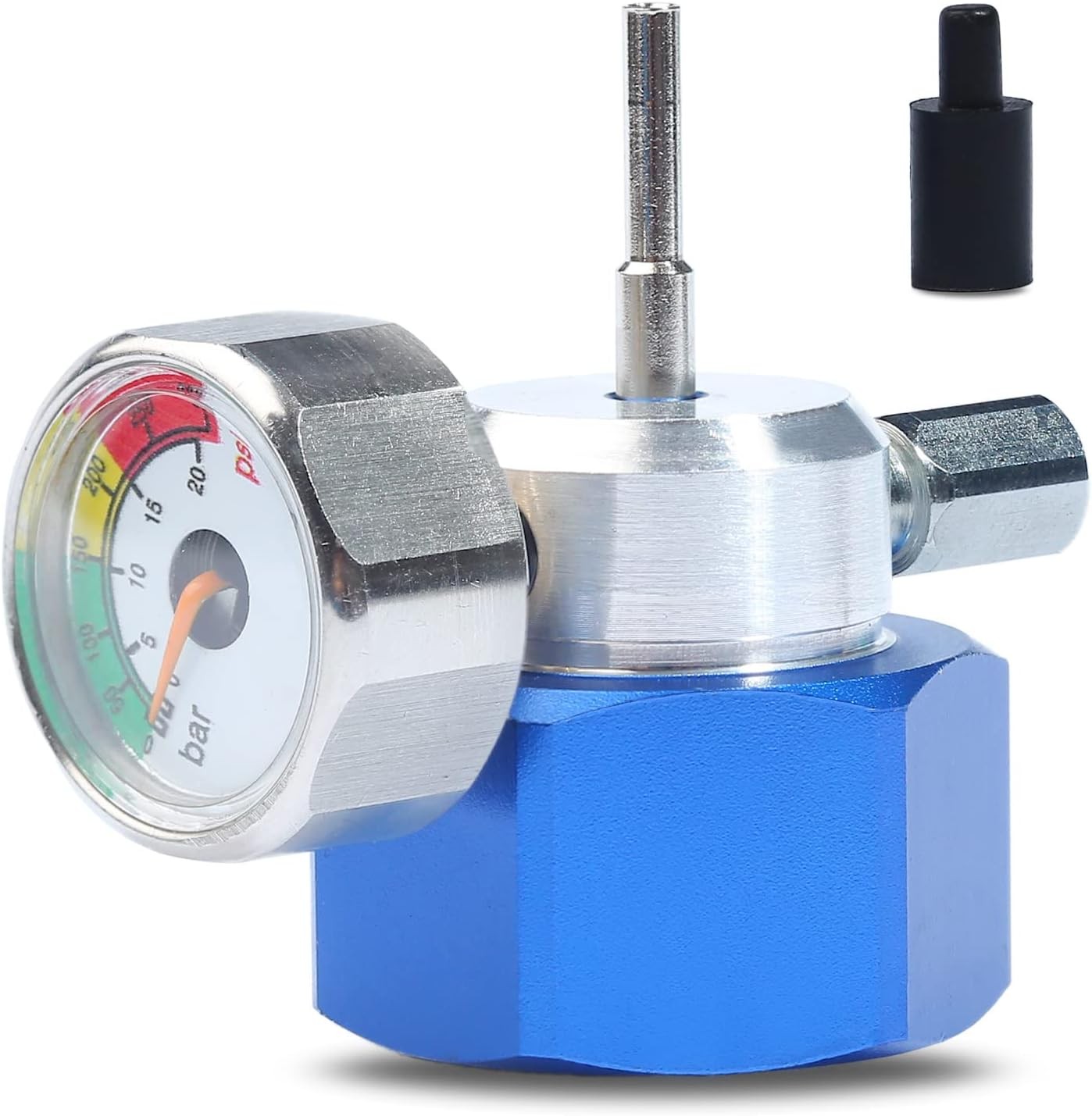 YUXIVCNE Airsoft Propane Filling Adapter for Green Gas with Pressure Gauges and