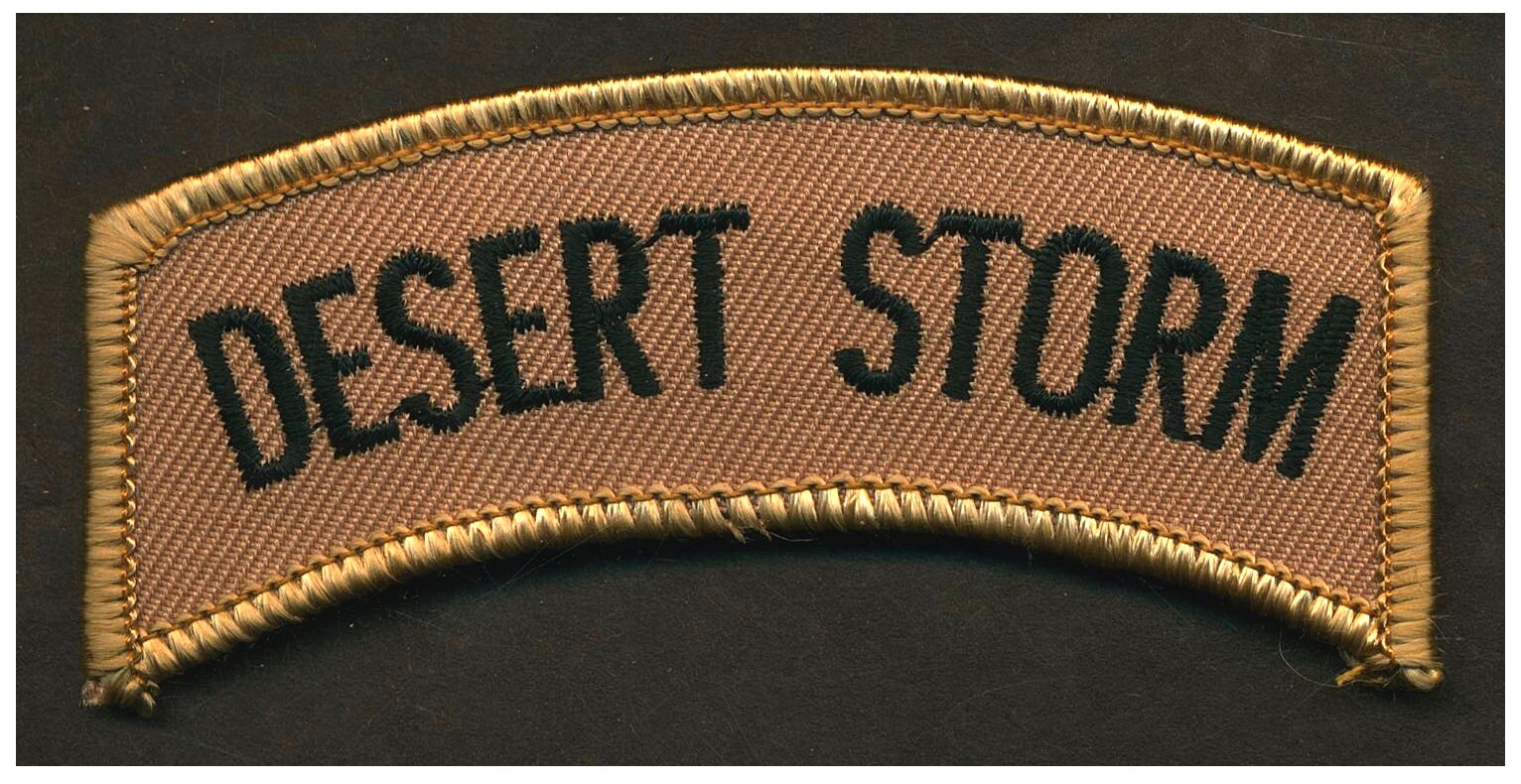 Tan Desert Storm Shoulder Tab   DSDV