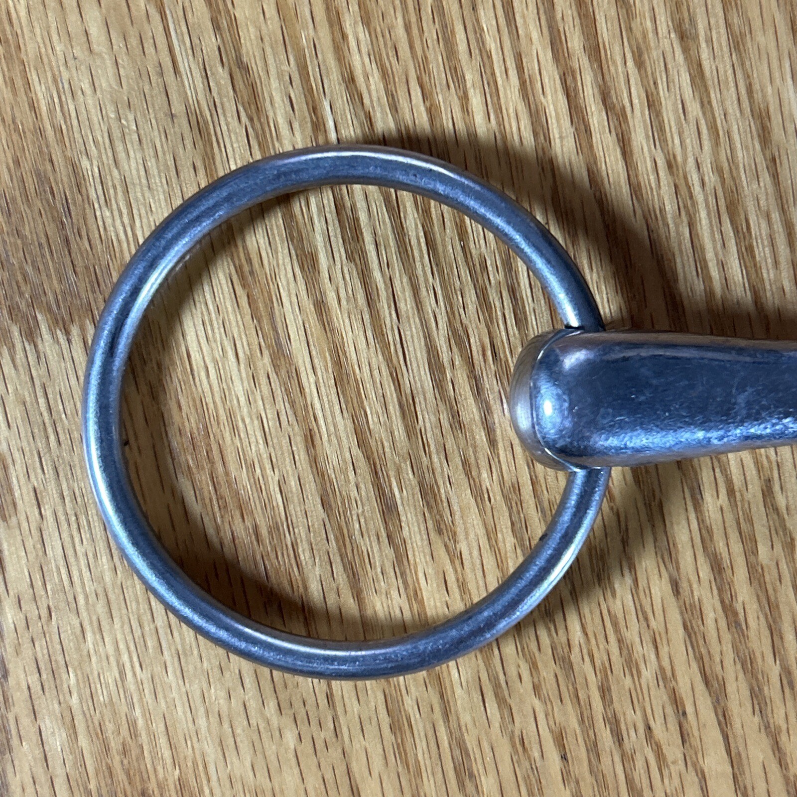 Loose Ring Snaffle Bit With Peanut 4.5" Mouthpiece Riding Bridle Bit