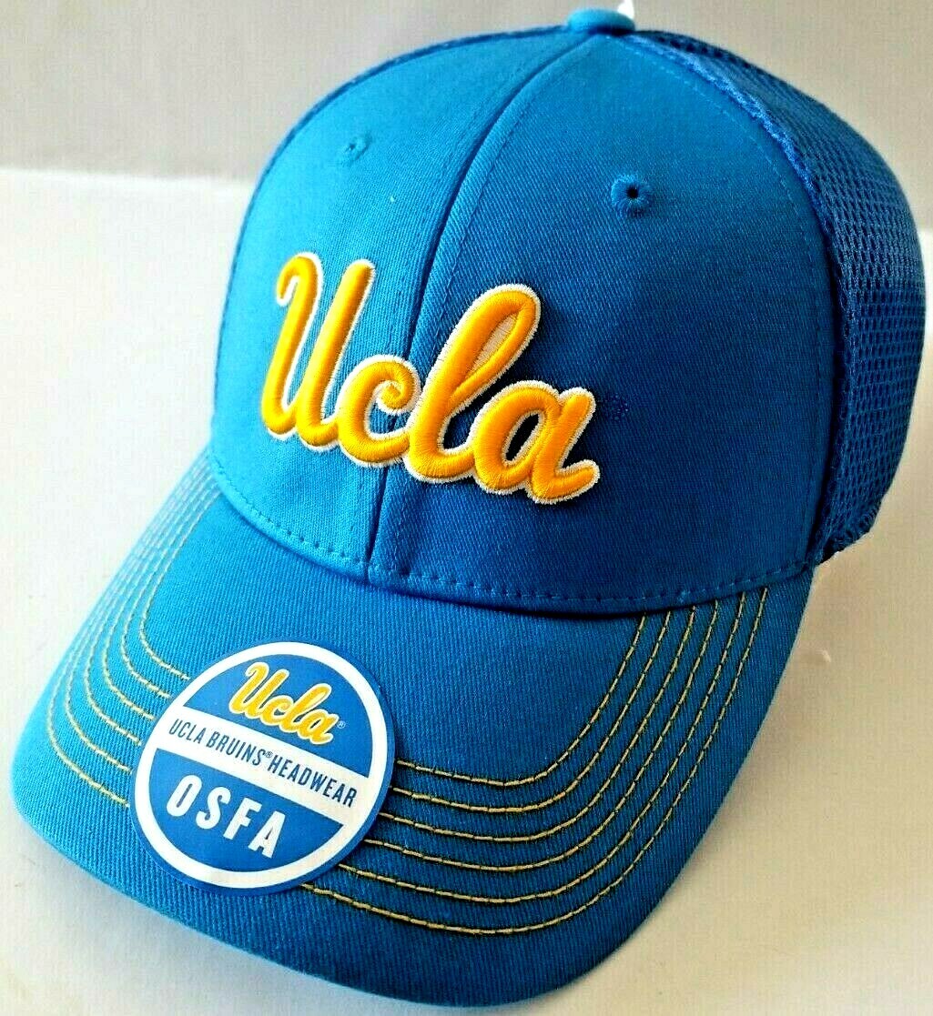 OFFICIAL Issue UCLA Bruins Embroidered Script Stretch Fit Cap OSFA - $34.95 -NEW