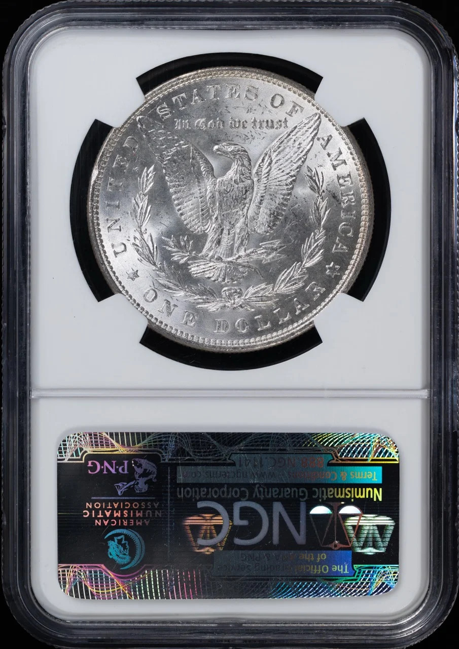 1887 Morgan Silver Dollar NGC MS-63