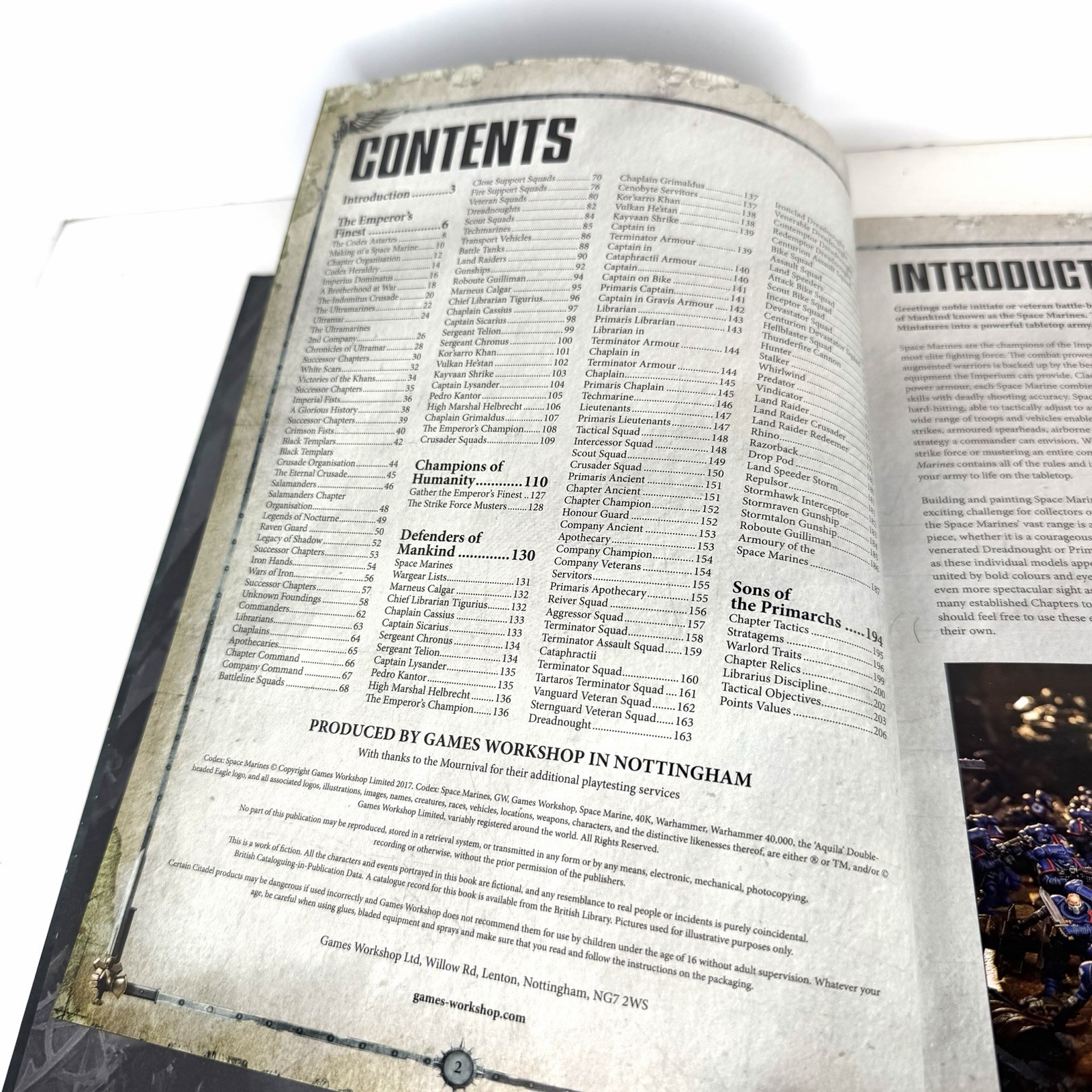 Warhammer 40K Codex Space Marines 5th Edition Hardcover Games Workshop 2013