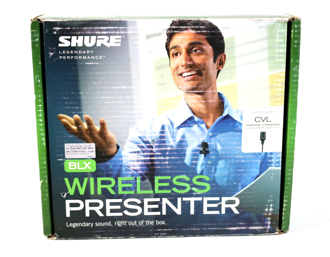 Shure BLX14/CVL-H9 Wireless Lavalier Microphone Mic System 512-542 MHz New w166