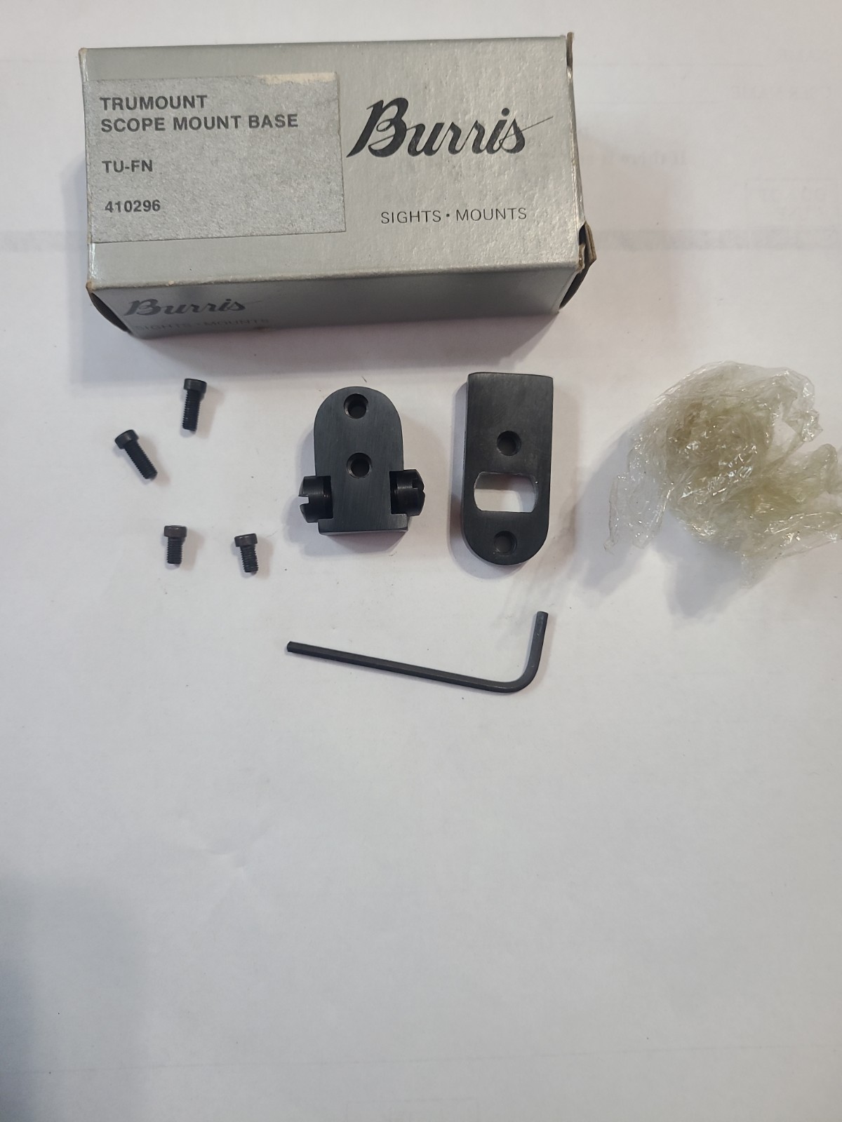 Burris scope mount base 410296 Black New TU FN