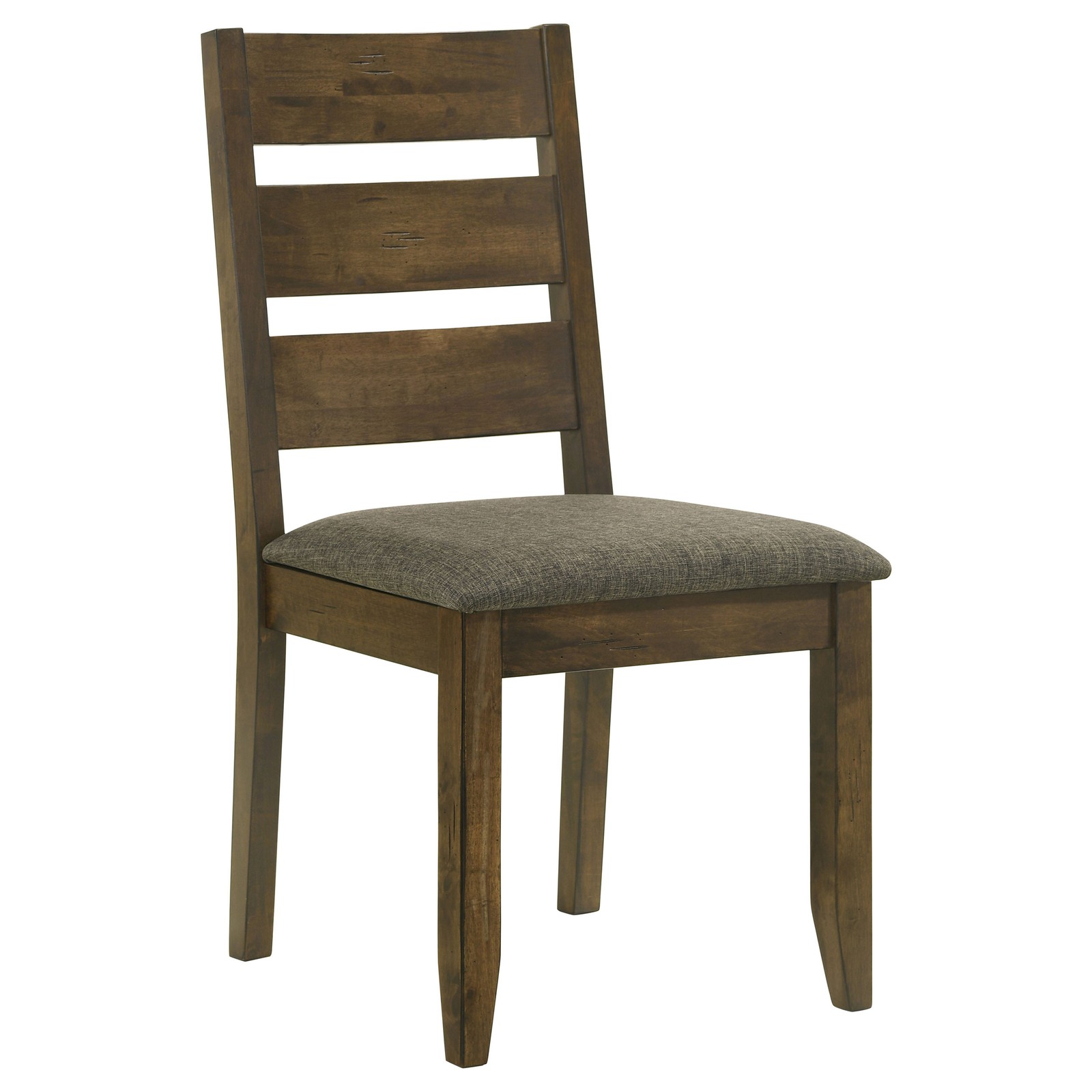 Knotty Nutmeg and Grey Ladderback Dining Chair