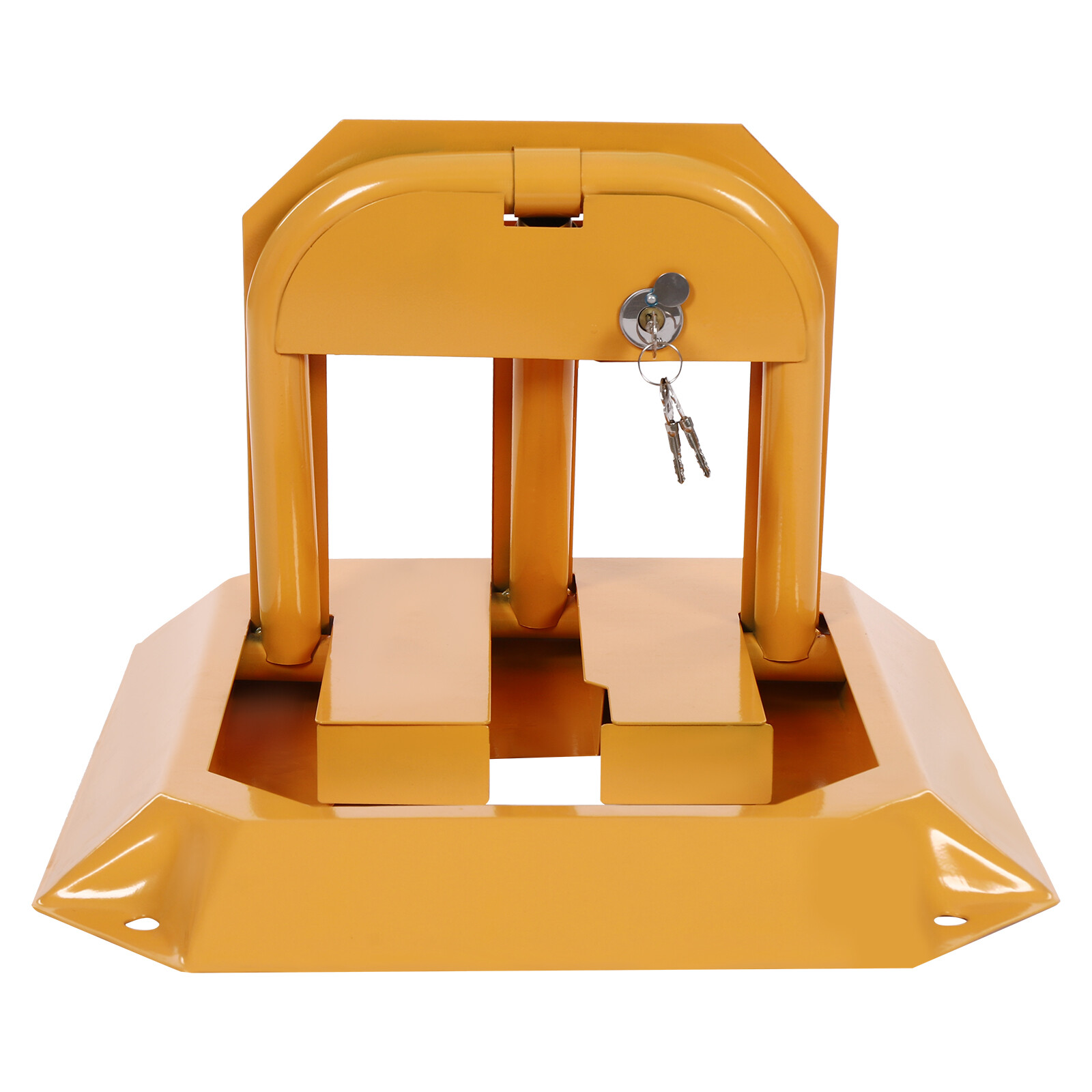 Manual Parking Space Lock Octagona Lock Folding Car Parking Lock W/3* Keys