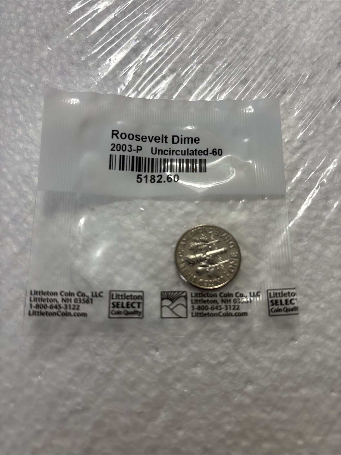 Roosevelt  Dime 2003-P Uncirculated-60