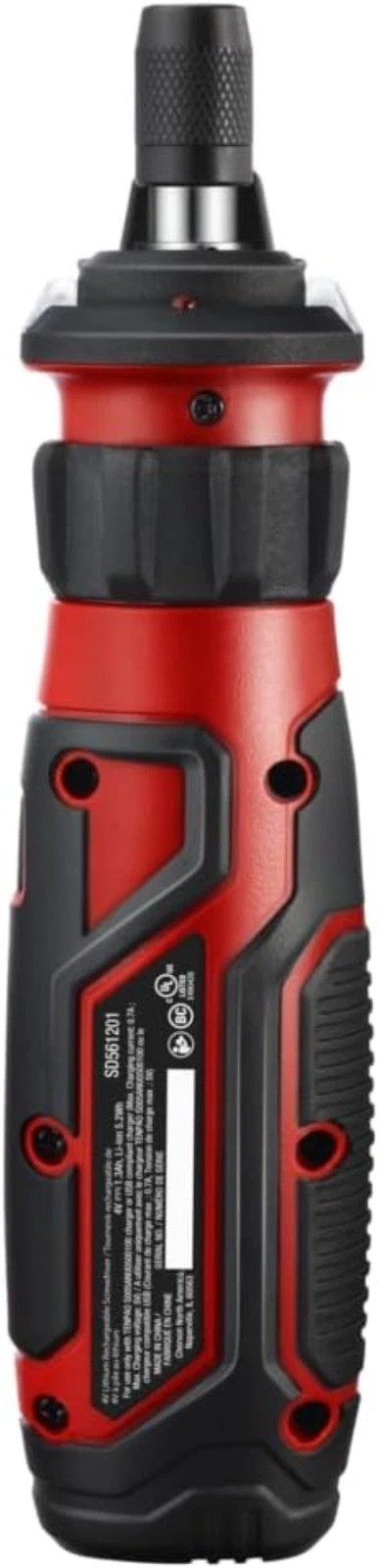 Rechargeable 4V Cordless Screwdriver with Circuit Sensor