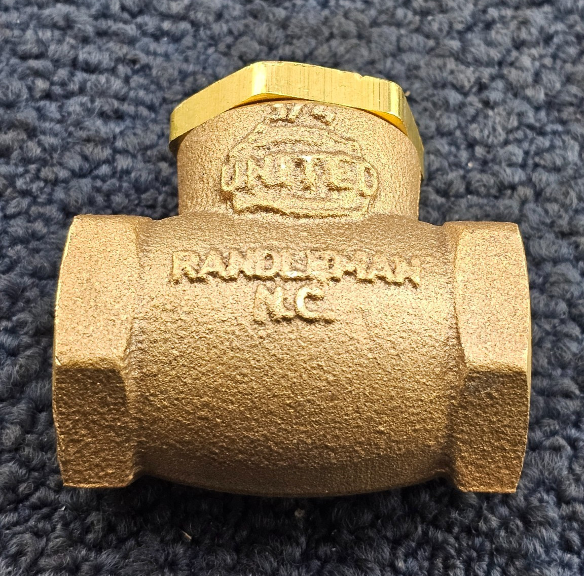 United Brass Randleman 3/4" NC Valve 125 WSP 200 WOG, 2-1/2 in. Length