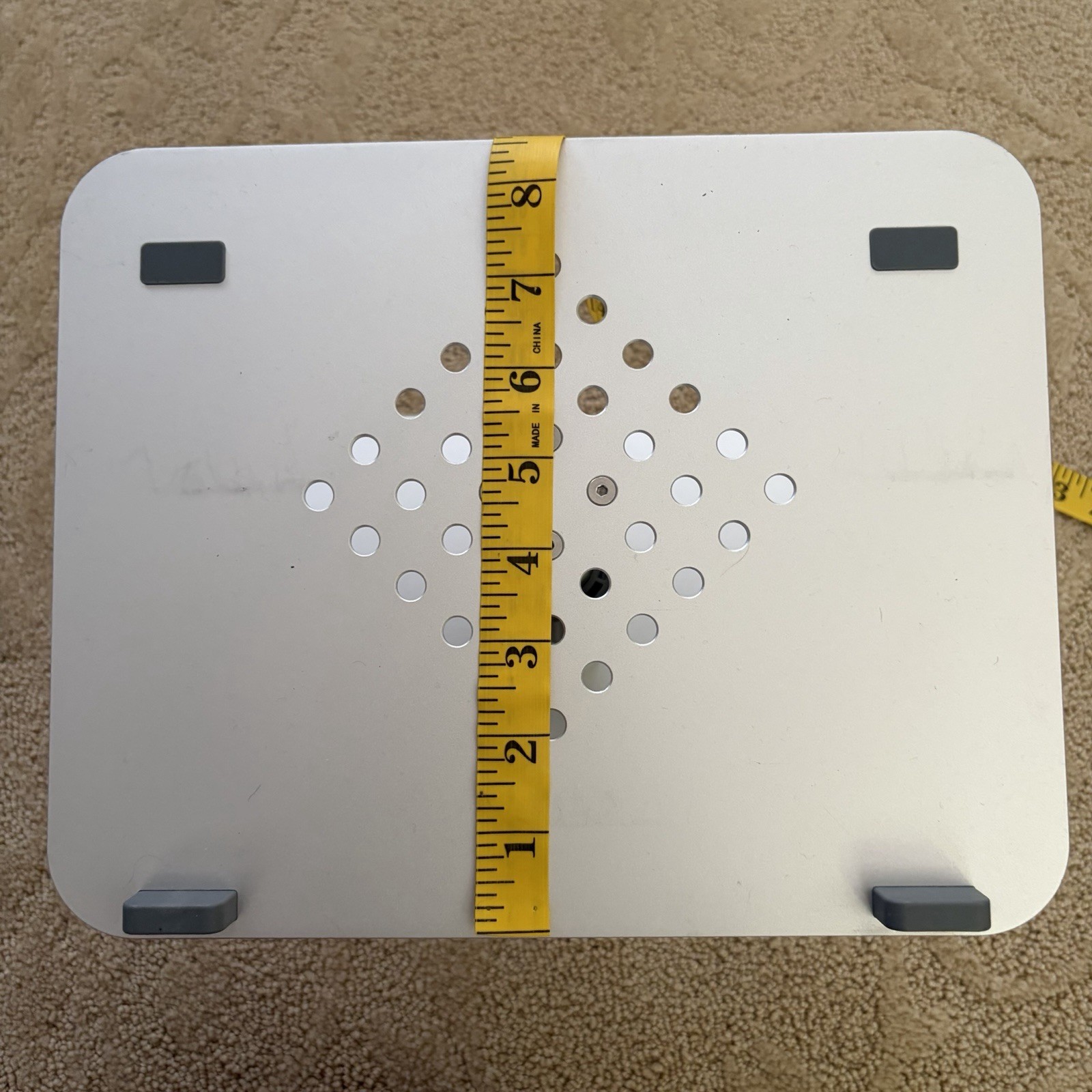 Adjustable Computer Laptop Stand For Desk Silver Finish