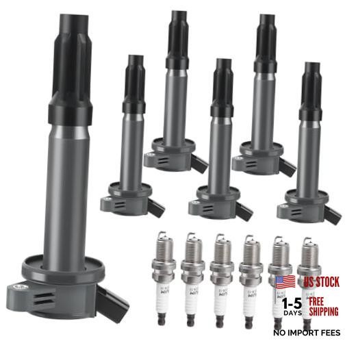 Ignition Coil Packs and Spark Plugs fit for 3.0 V6 2009 2010 2011 2012 Ford
