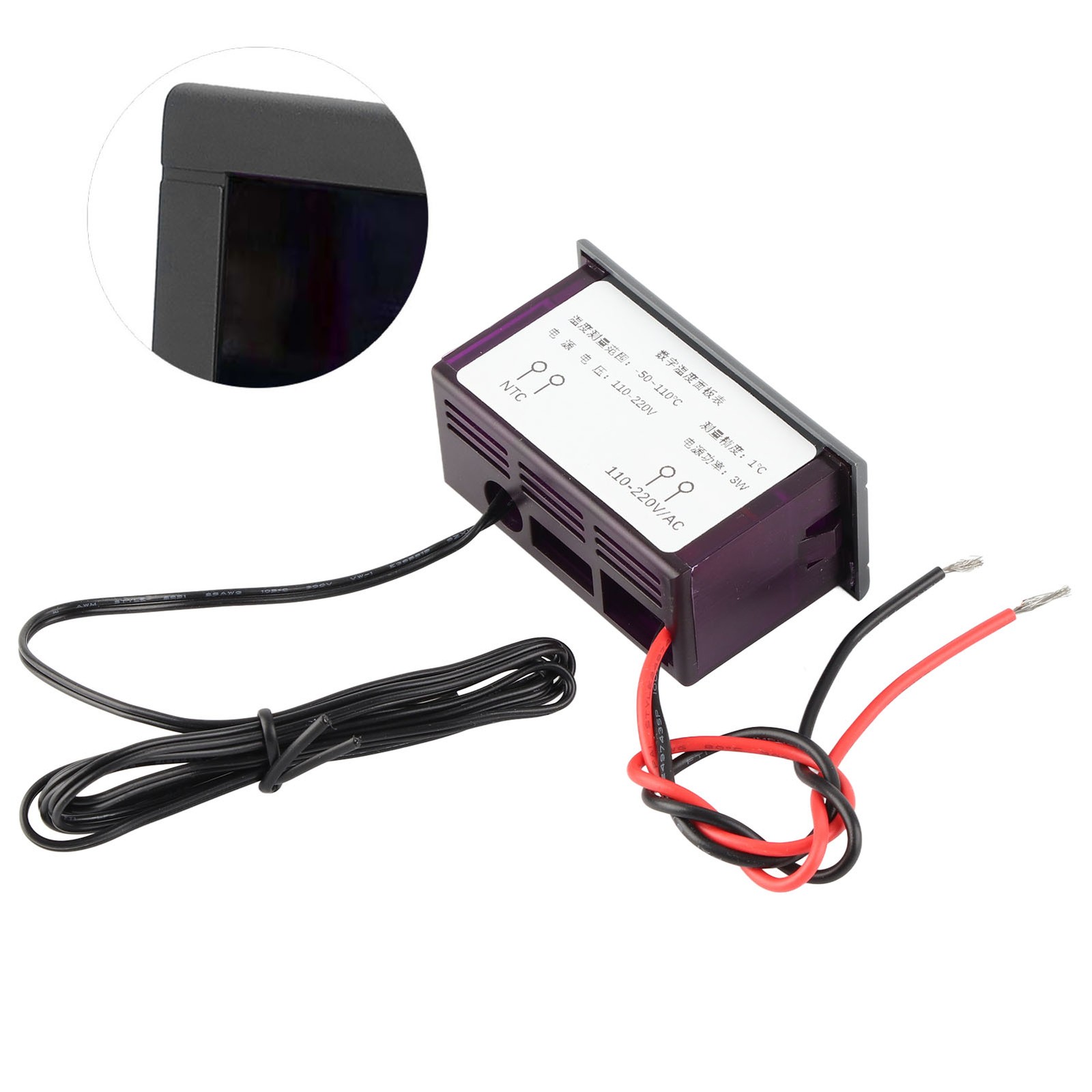 1 Digital Temperature Controller Accurate Reliable For Refrigerated Cabinets ABS