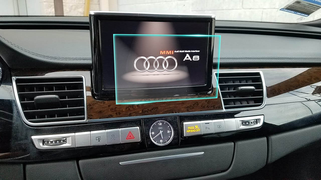 Crystal Clear Screen Protector for 2013 Audi A8 Vehicle Navigation
