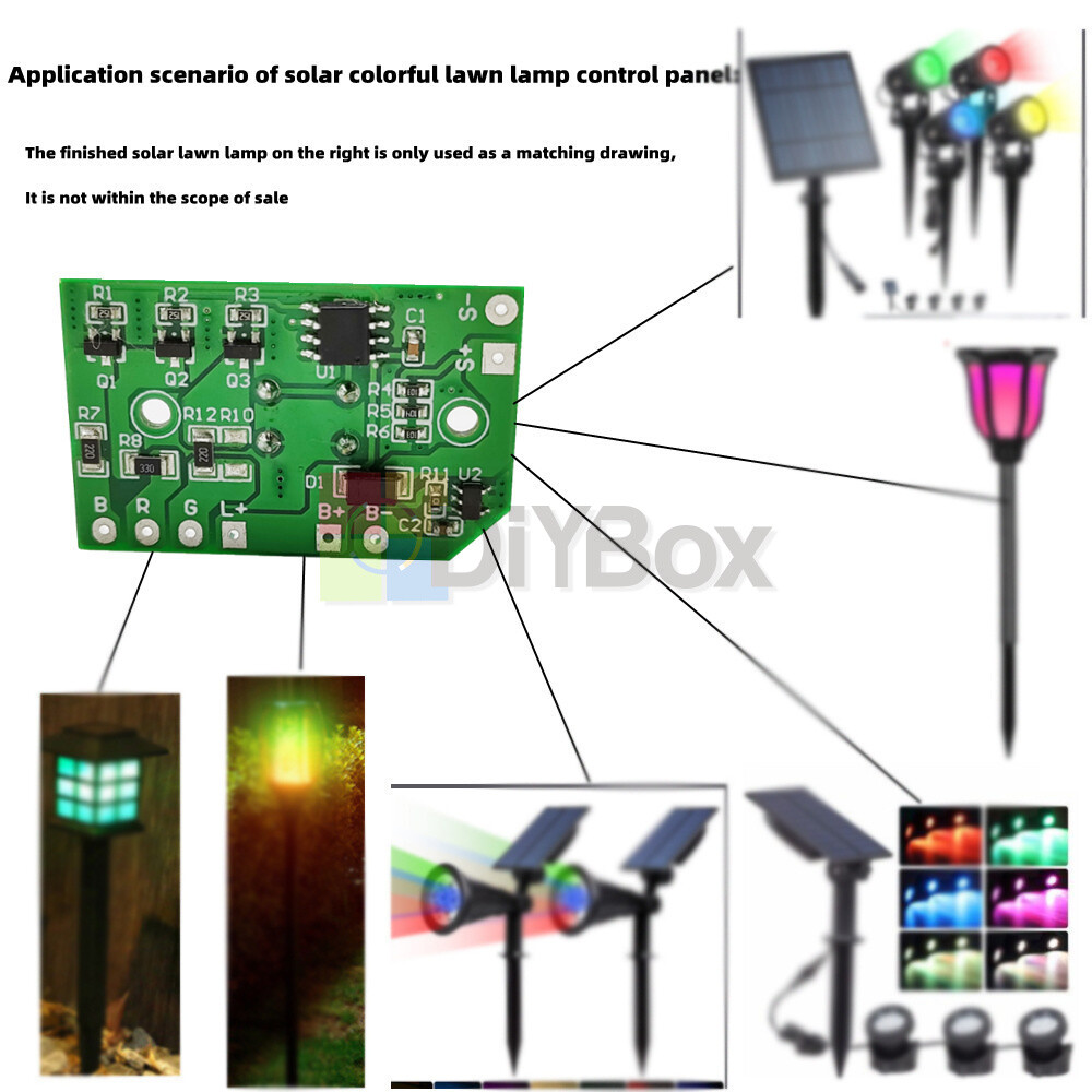 Solar Lamp Controller Module Control Circuit Board Solar Lawn Light Accessories