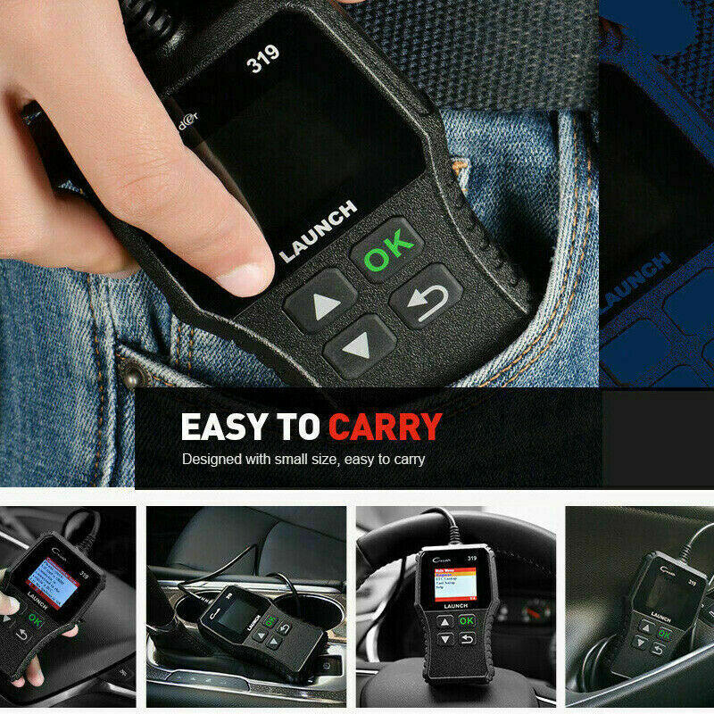 LAUNCH CR319 OBD2 Scanner Universal Car Fault Code Reader Engine Diagnostic Tool