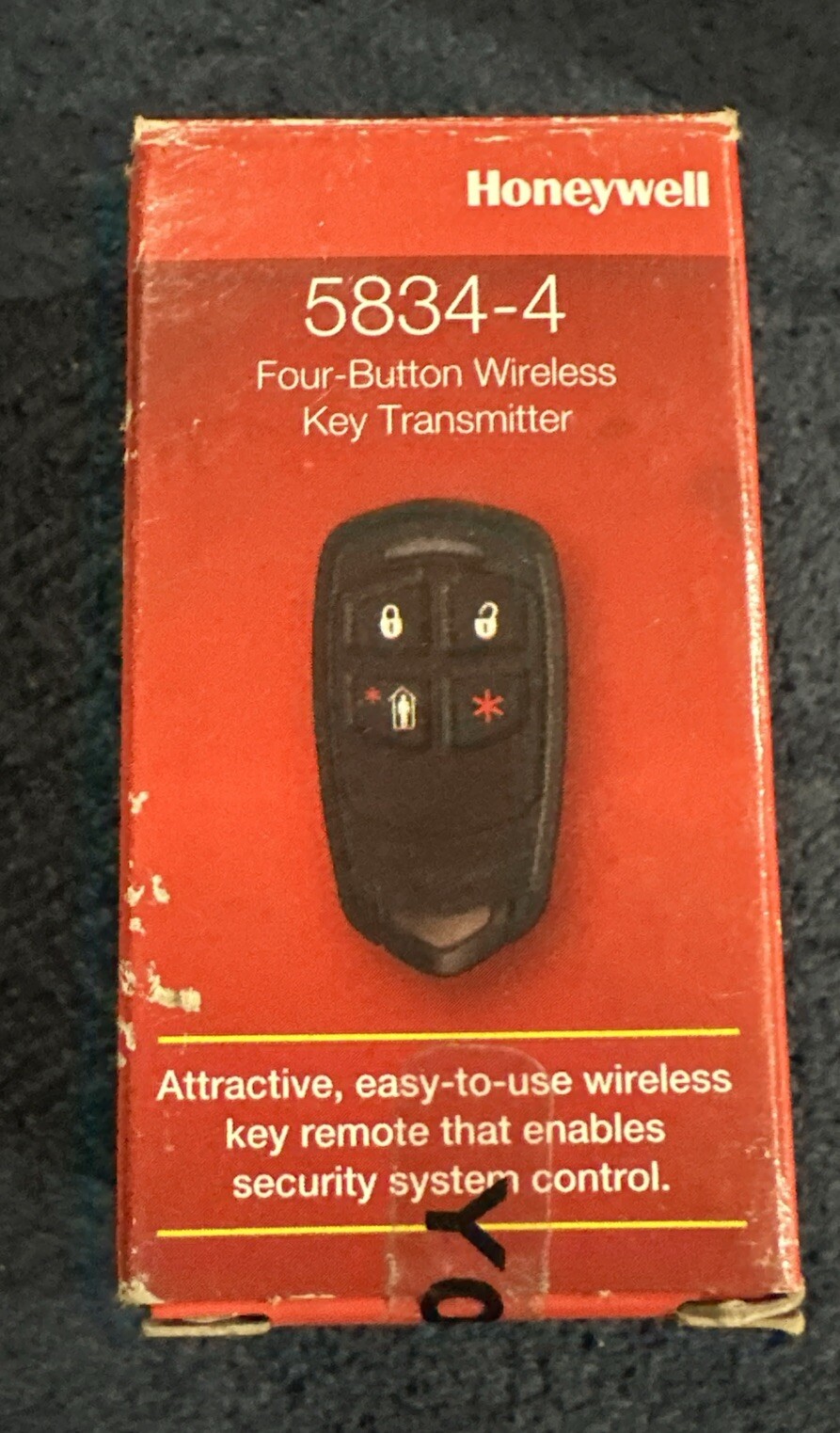 Brand New Honeywell 5834-4 wireless remote Keyfob for any Lynx 3000, 5000 panel
