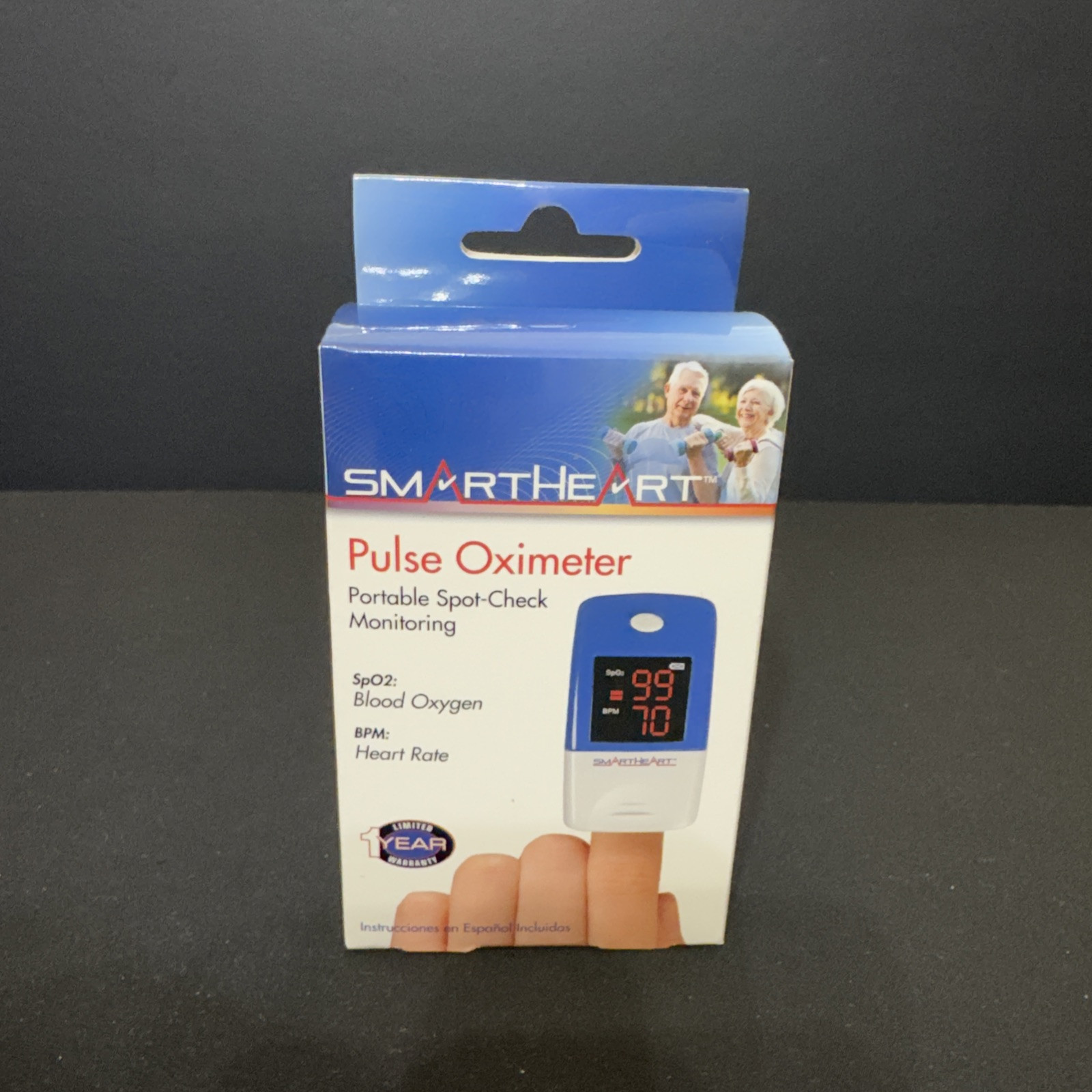 New Smart Heart Pulse Ooximeter Portable Spot Check Monitoring