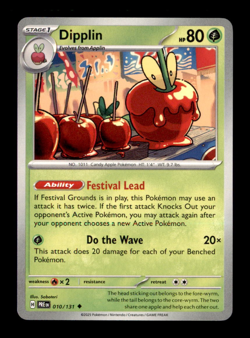 Dipplin Uncommon SV: Prismatic Evolutions 010/131 NM