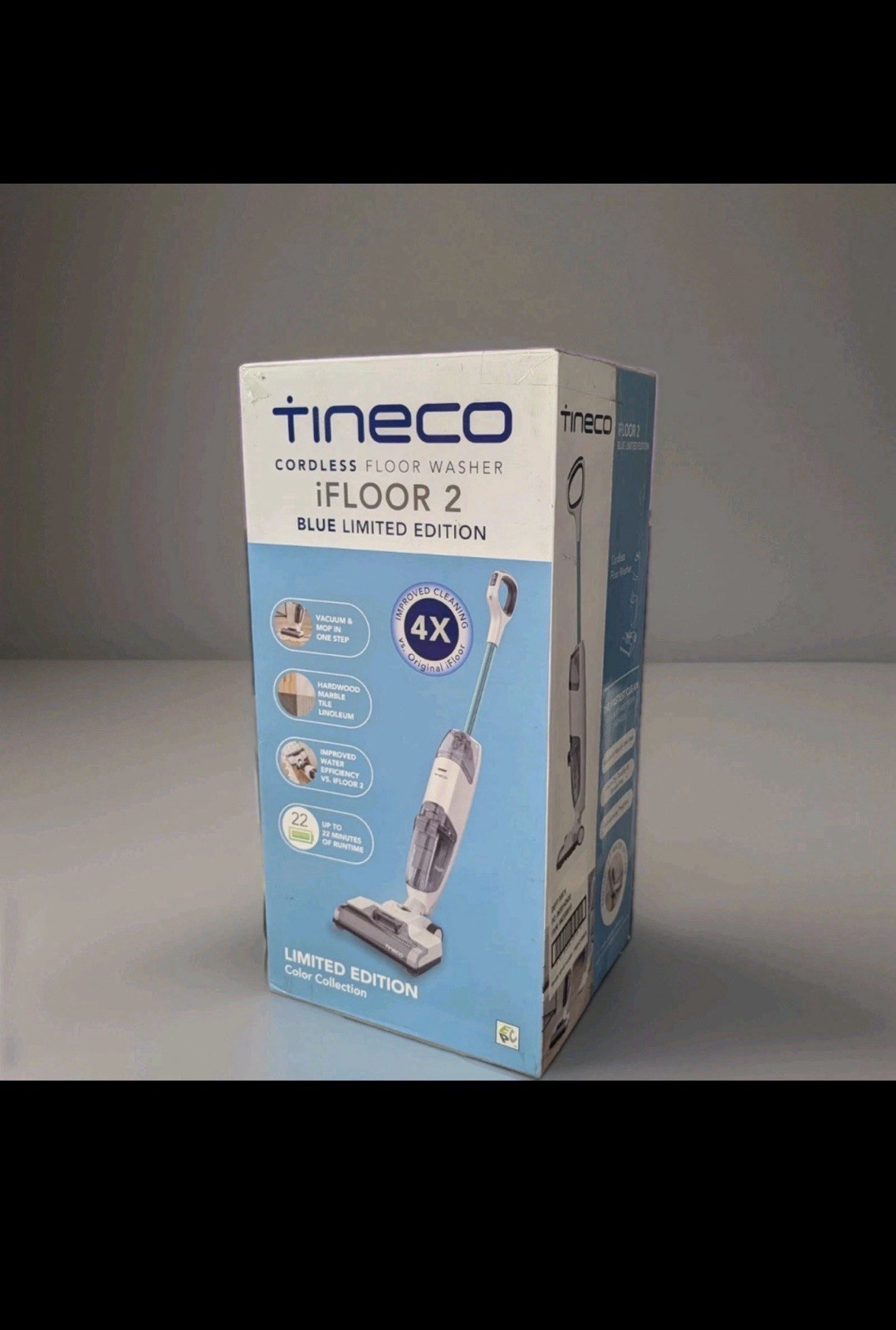 Tineco iFLOOR 2 Cordless Floor Cleaner Washer - 2 in 1 wet & dry Collector Blue