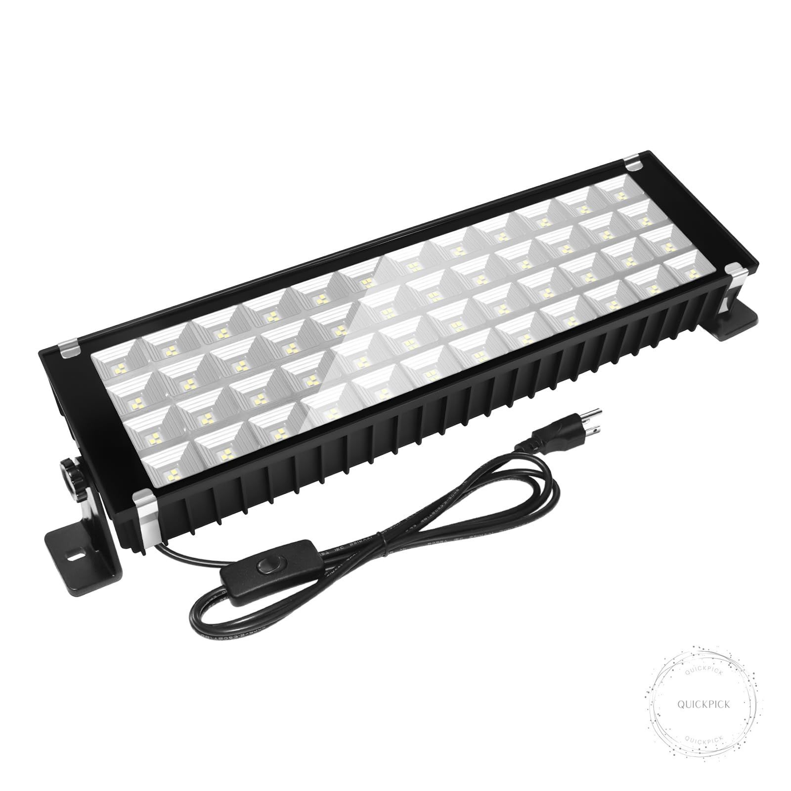 120W LED Shop Lights, Work Light for Garage 6000K 11000LM, Plug in Garage Light