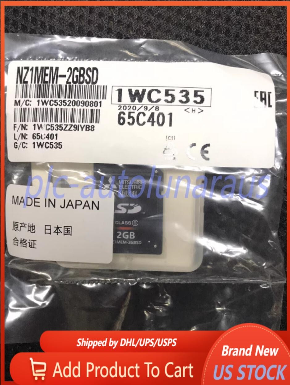 1PC New Mitsubishi NZ1MEM-2GBSD NZ1MEM2GBSD 2GB Memory Card Free Ship #TT