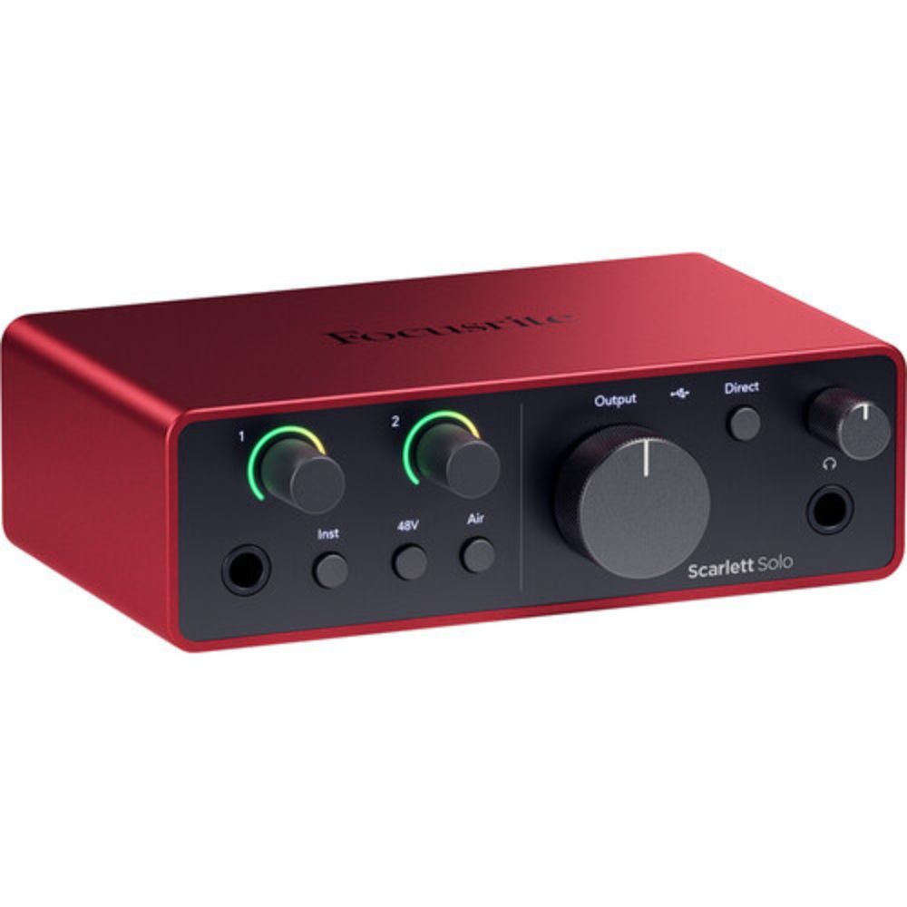 Focusrite Scarlett Solo Studio USB-C Audio Interface with Micro and Headphone
