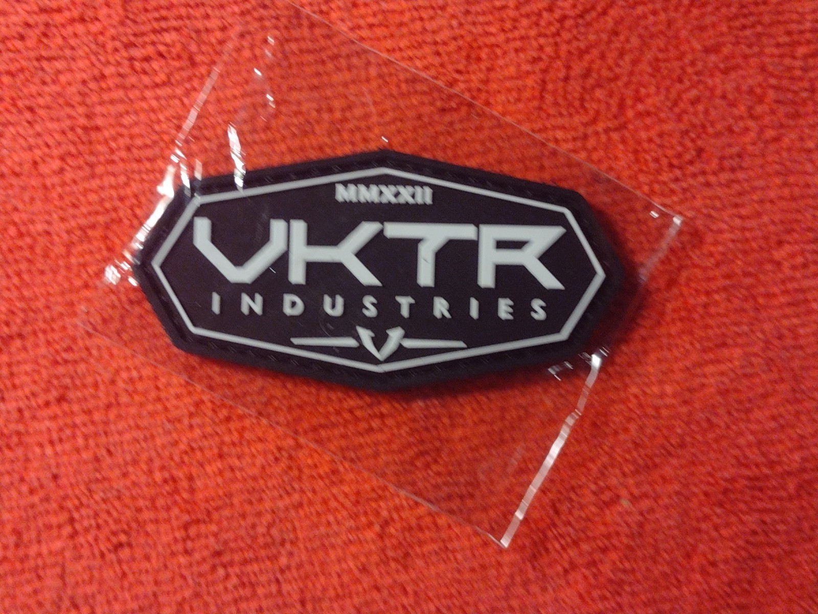VKTR INDUSTRIES Tactical Morale Patch SHOT-SHOW 2025 PVC H&L NIP Gas Piston AR