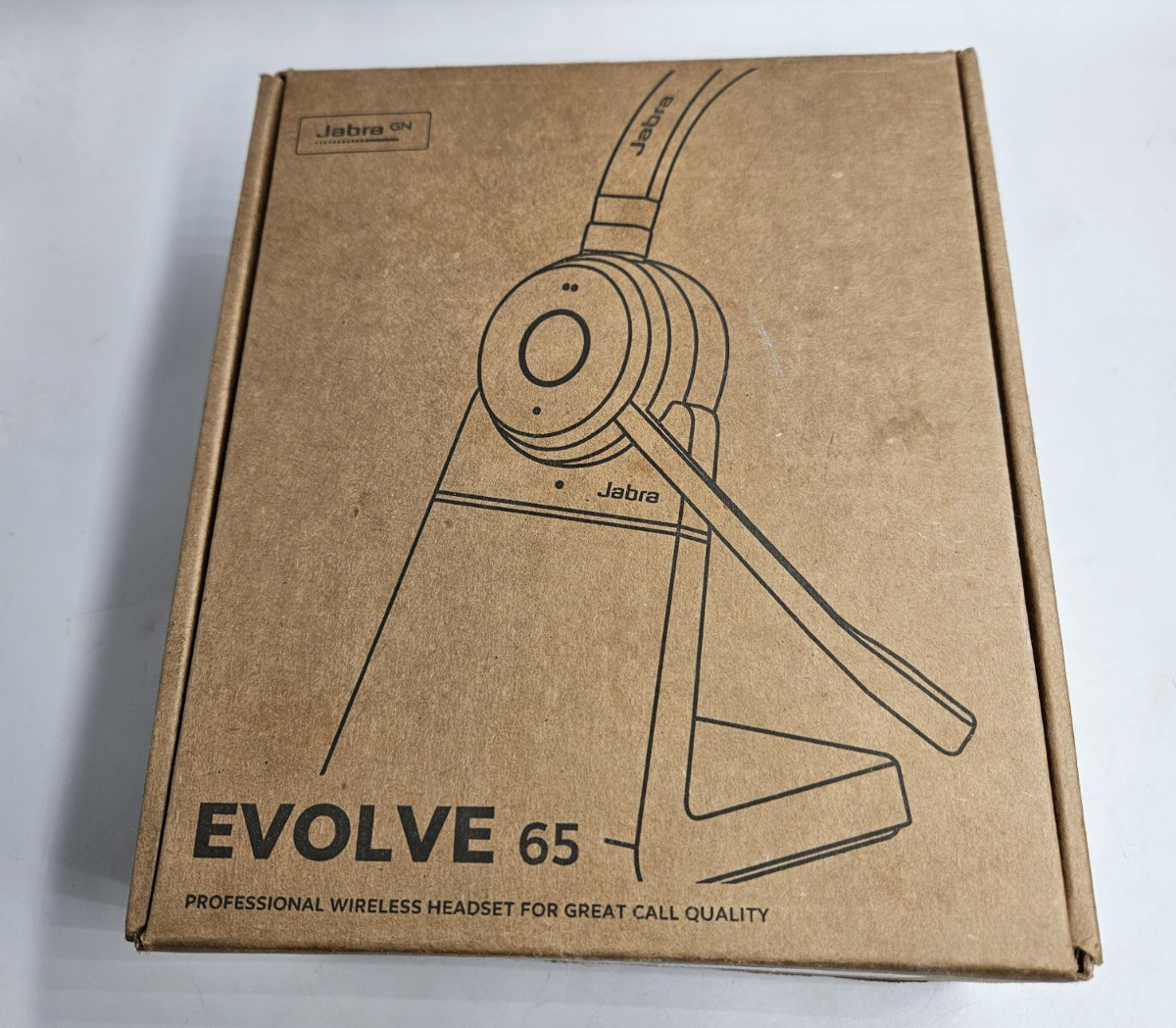 Jabra Evolve 65 TE (Third Edition) Wireless Mono Ear Headphones w/Stand