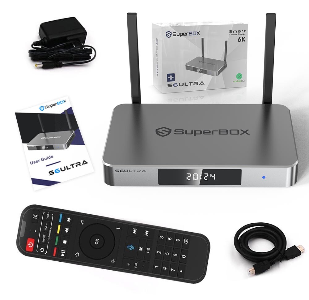 SuperBox S6 Ultra TV BOX New 128G Large Memory Speech Control Same Day Shipping
