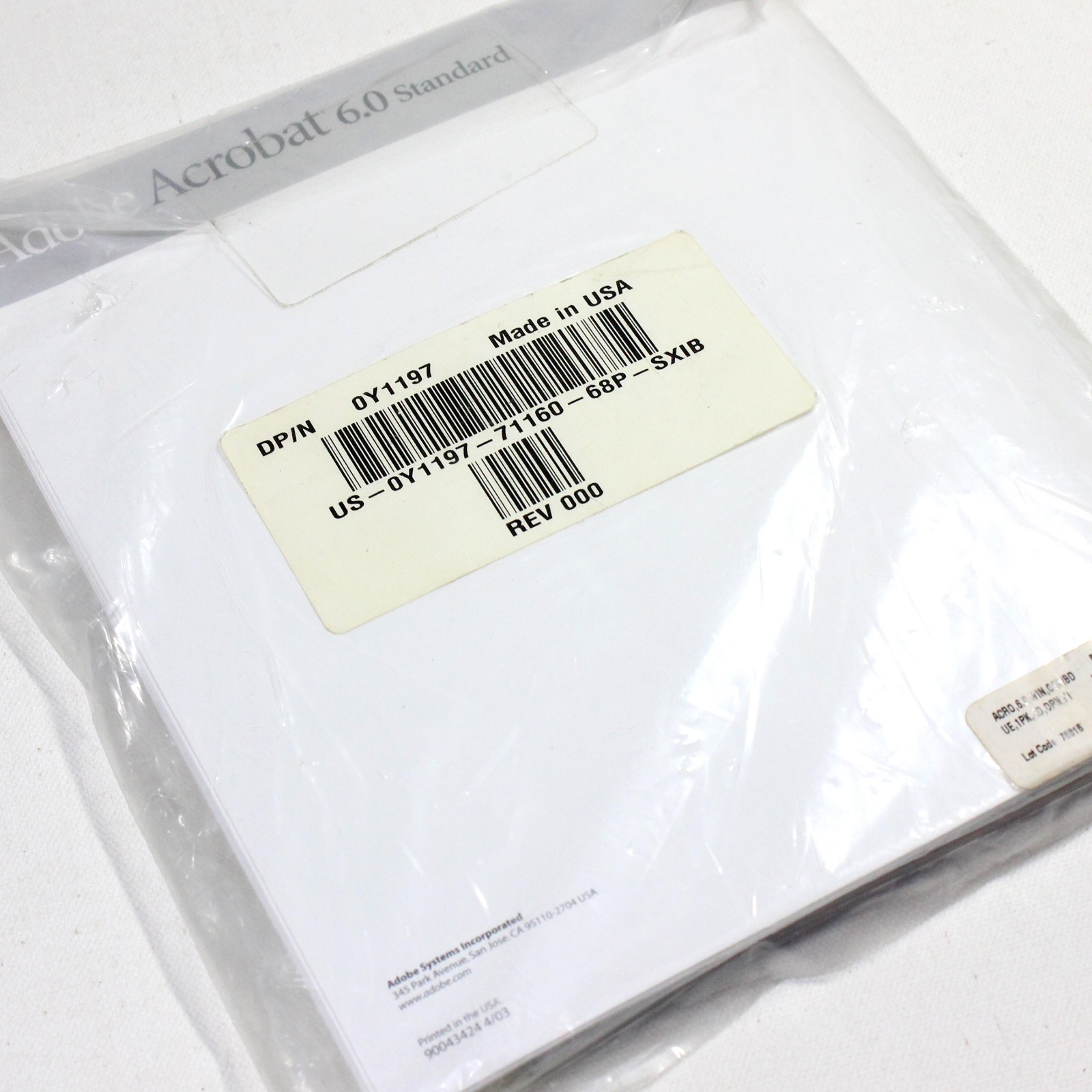 Adobe Acrobat 6.0 Standard For Windows (2003) New Sealed