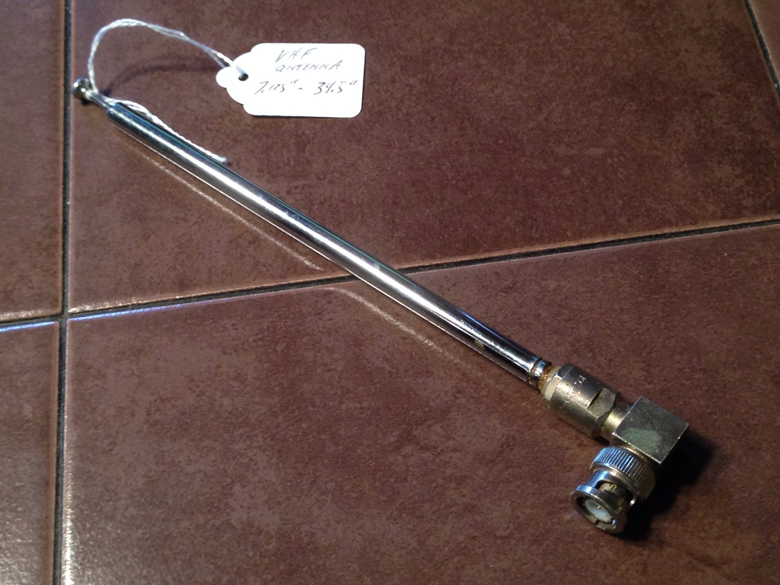VHF Telescoping Antenna, 7.125" to 34.5"