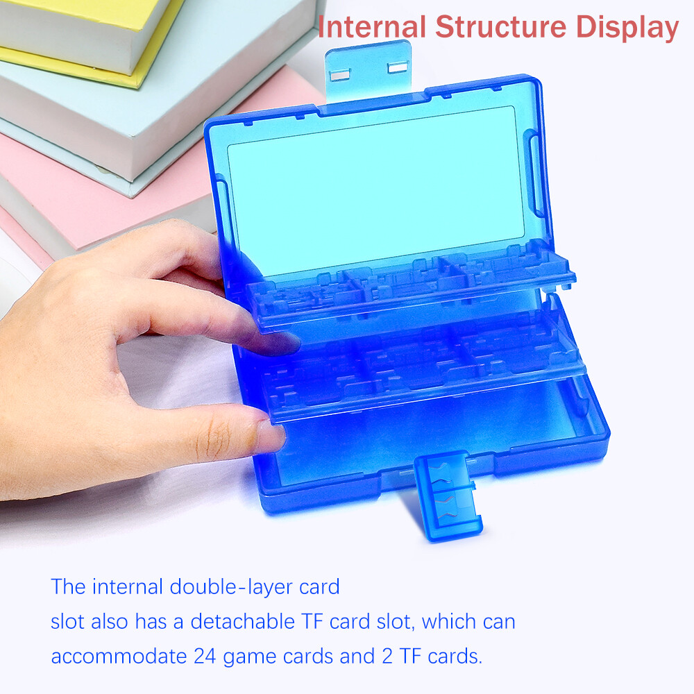 For Nintendo Switch 24 in 1 Game Card Case Holder Box Storage
